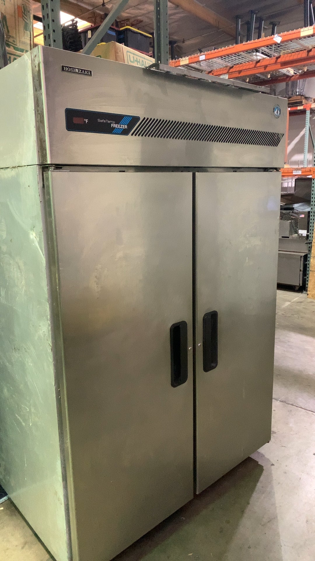 HOSHIZAKI FH2-AAC Freezer, Upright Commercial Two Solid Doors Stainless Steel Exterior 115V 1 Phase 15.5 Amps