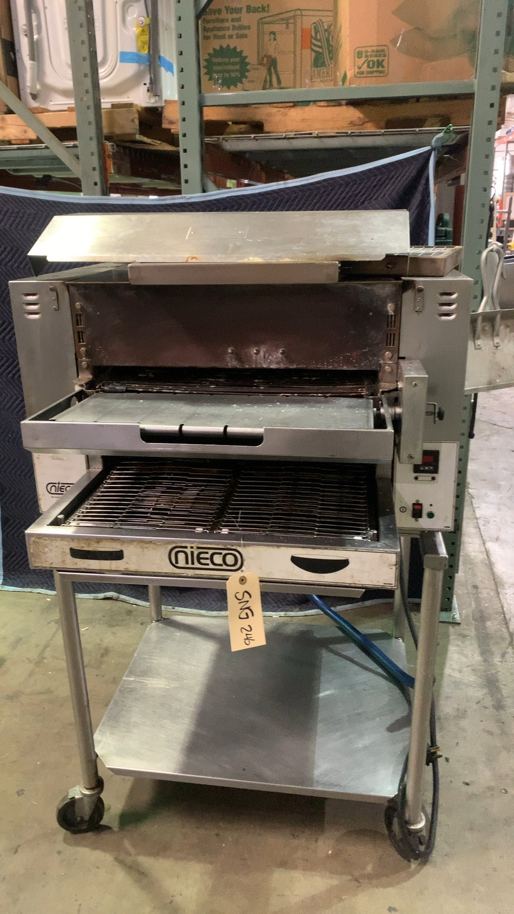 NIECO JP-73G Conveyor Broiler BroilVection Natural Gas 220V