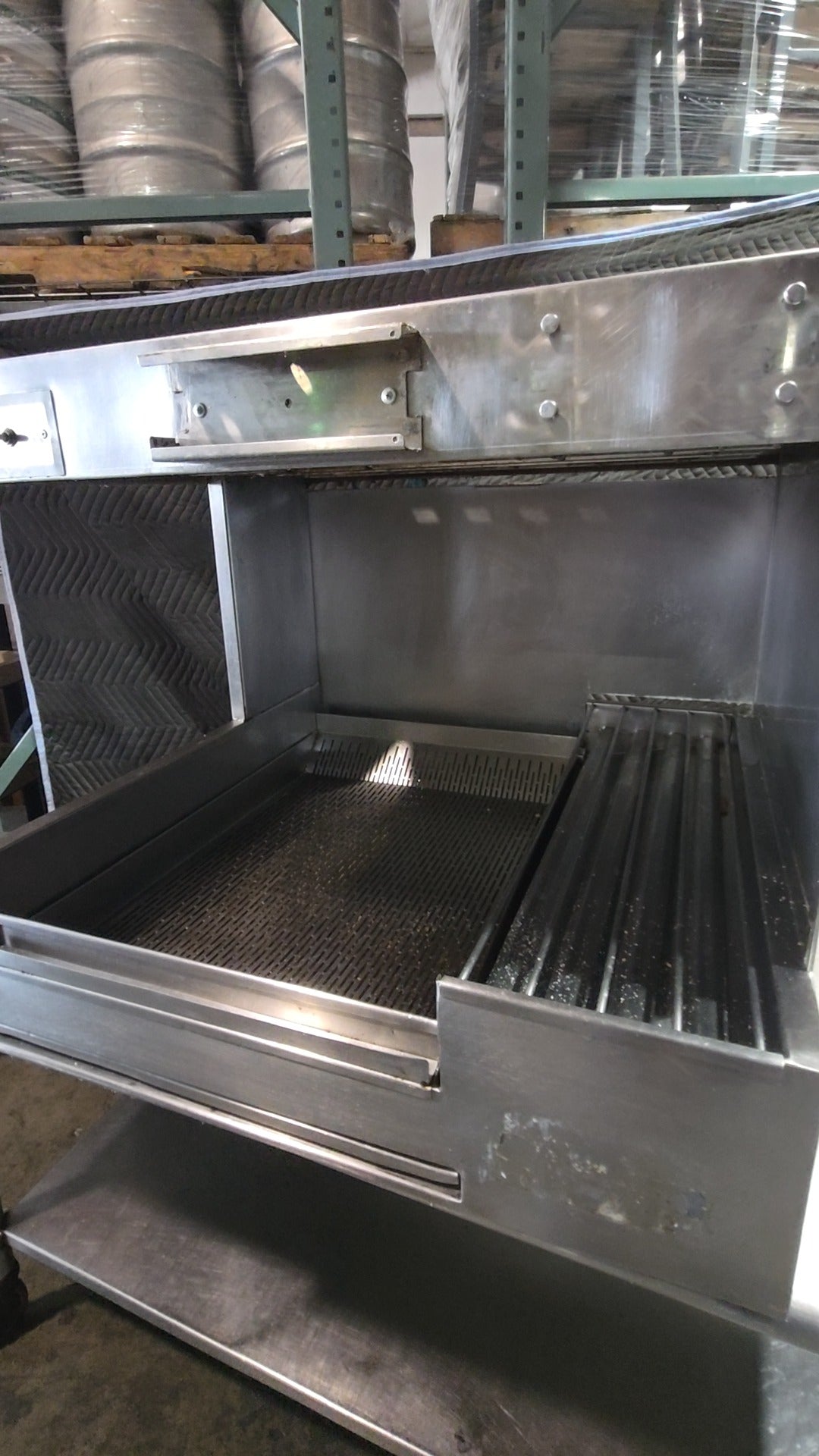 Commercial Stainless Steel Fry Station, Fry Dump Station, Or A Specialized Food Warmer/holding Unit.