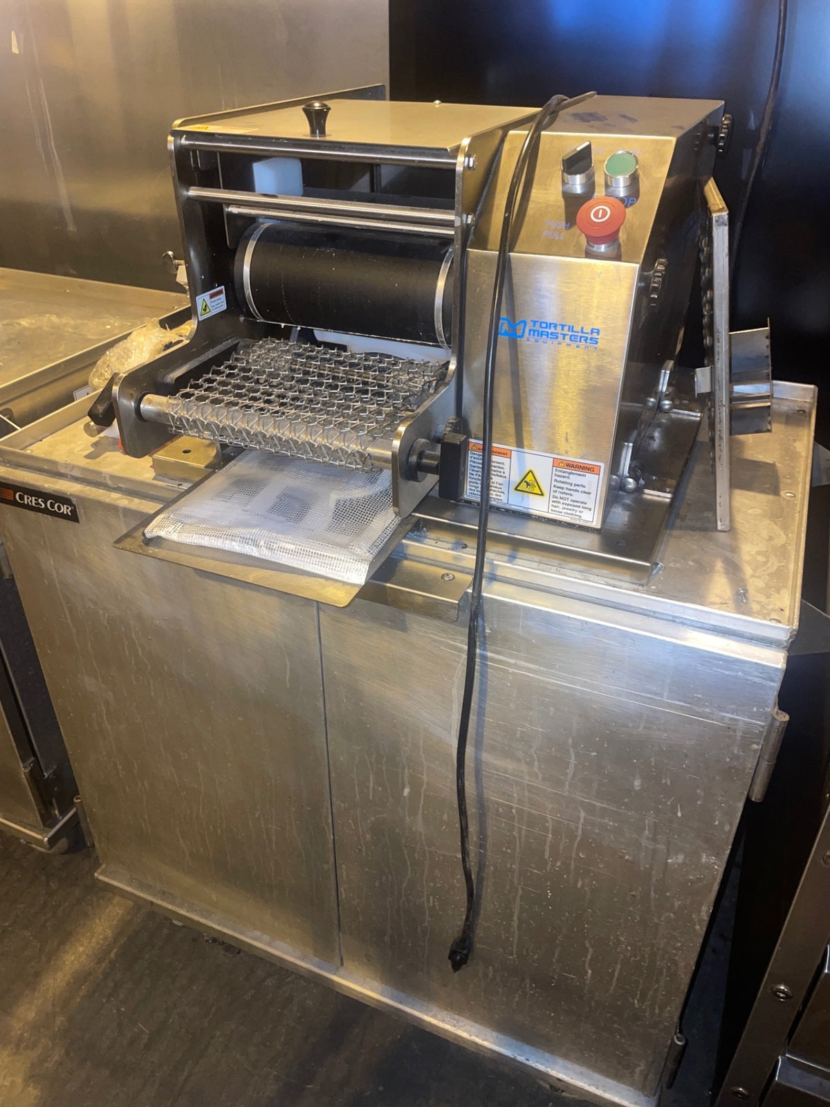 TMG TM-105 Tortilla Machine On Mobile Cart