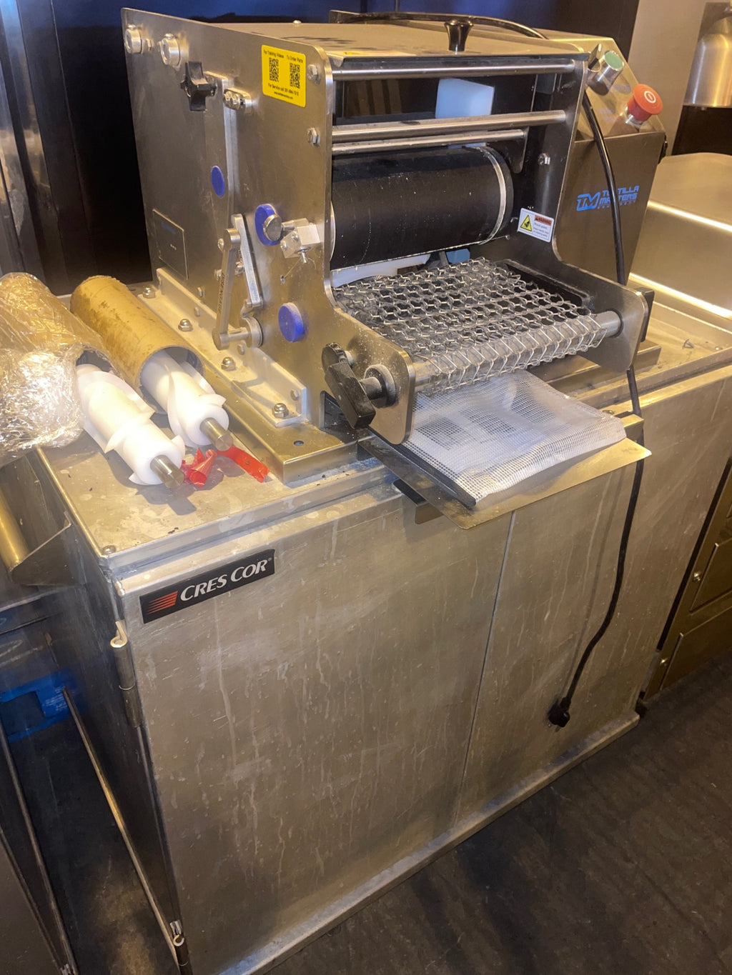 TMG TM-105 Tortilla Machine On Mobile Cart