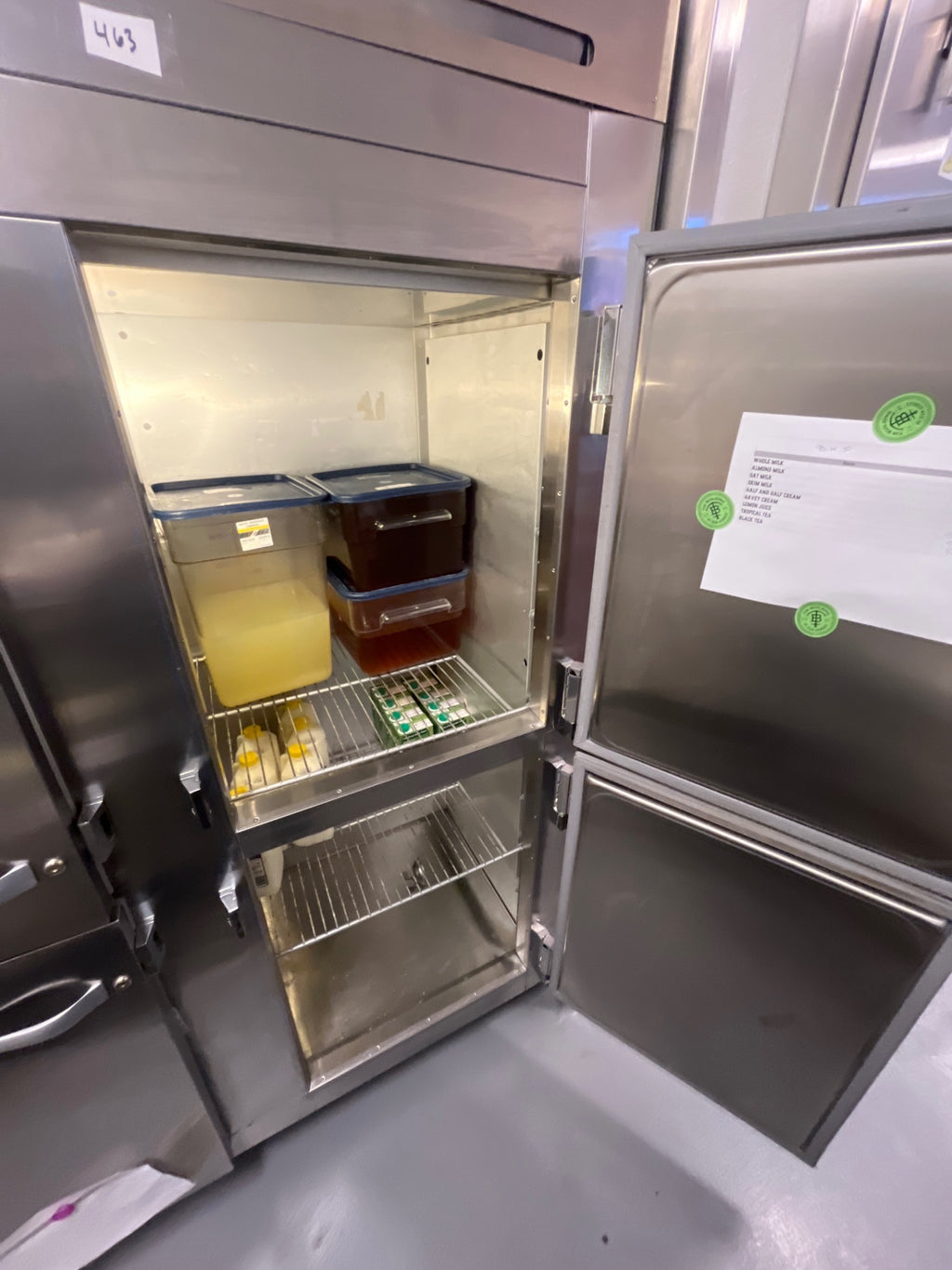 Traulsen RHT226WUT-HHS Stainless Steel 40.8 Cu. Ft. Two Section Solid Half Door Shallow Depth Reach In Refrigerator