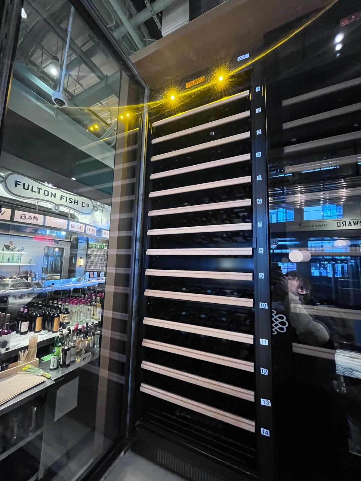 Glass Door Wine Bottle Fridge