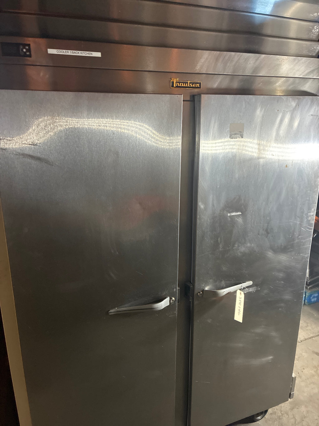 Traulsen G20010 Refrigerator, Up-Right, 2 Solid Swing Doors, Mobile, Stainless