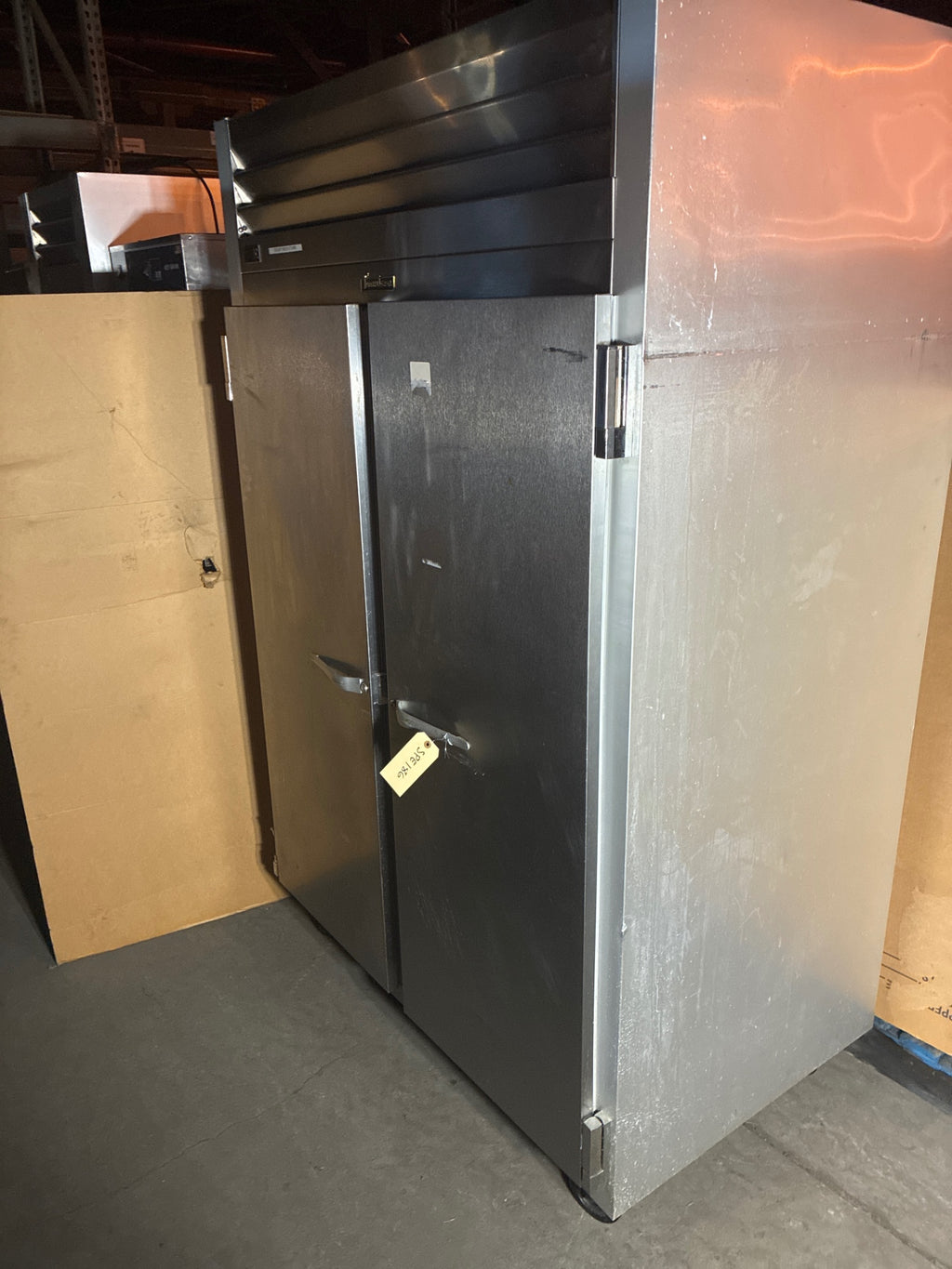 Traulsen G20010 Refrigerator, Up-Right, 2 Solid Swing Doors, Mobile, Stainless