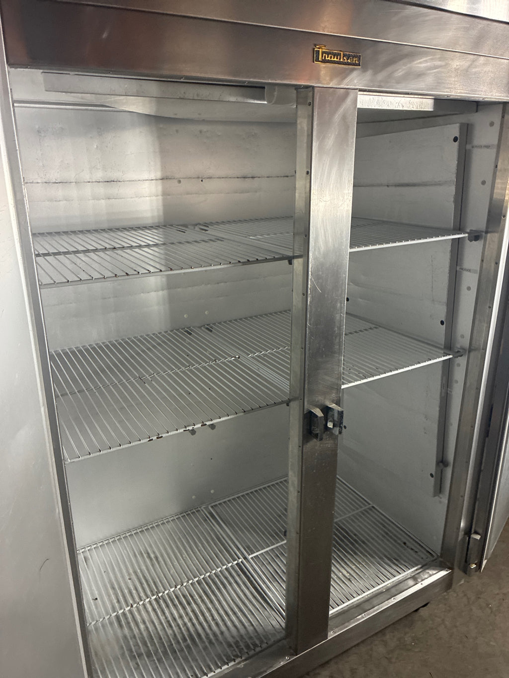 Traulsen G20010 Refrigerator, Up-Right, 2 Solid Swing Doors, Mobile, Stainless