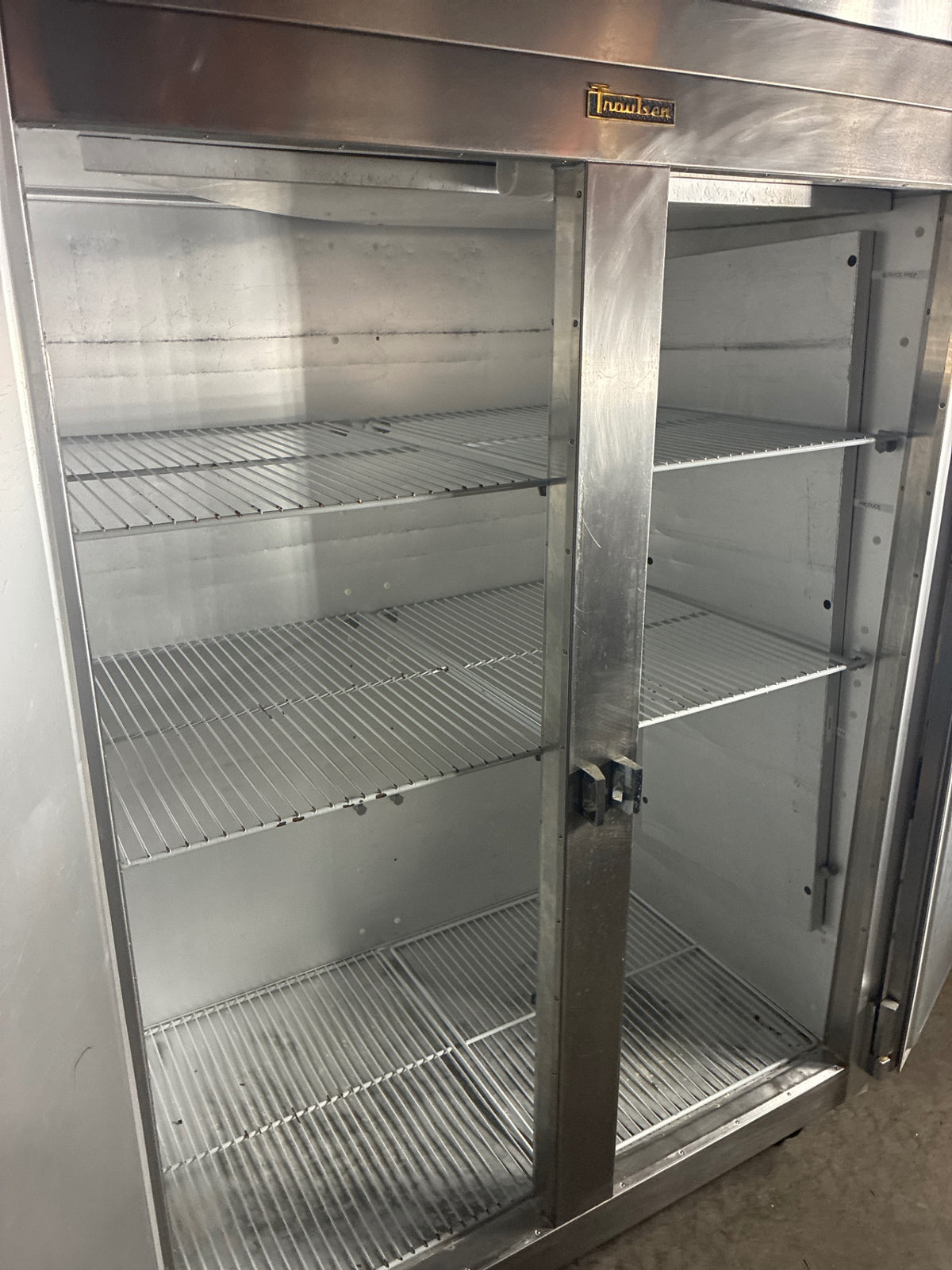 Traulsen G20010 Refrigerator, Up-Right, 2 Solid Swing Doors, Mobile, Stainless