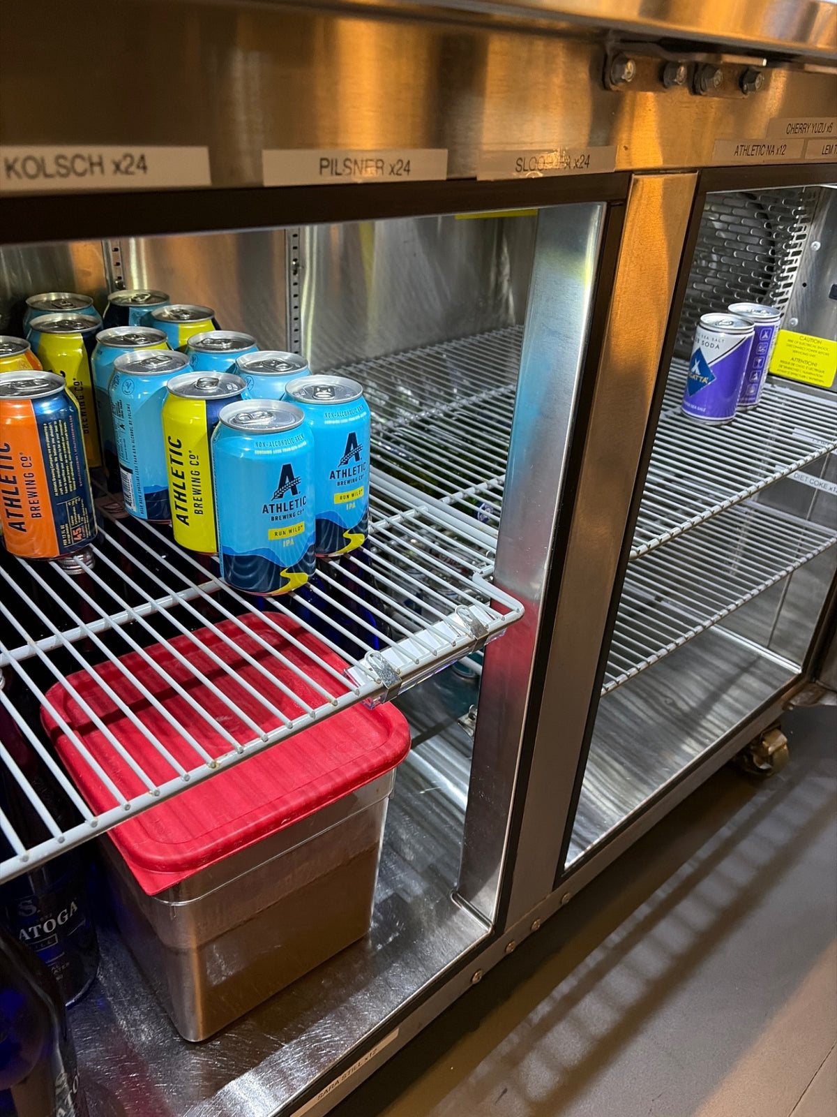 Glastender C1FL60 Back Bar Refrigerator, 2 Solid Swing Doors