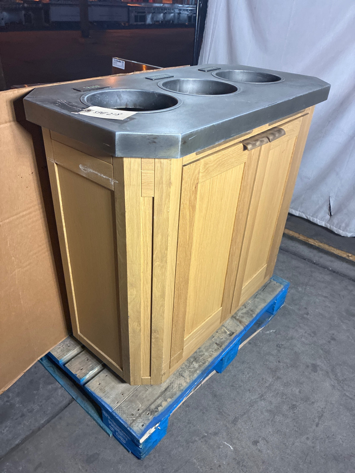 Lobby Waste Station, 3 Compartment
