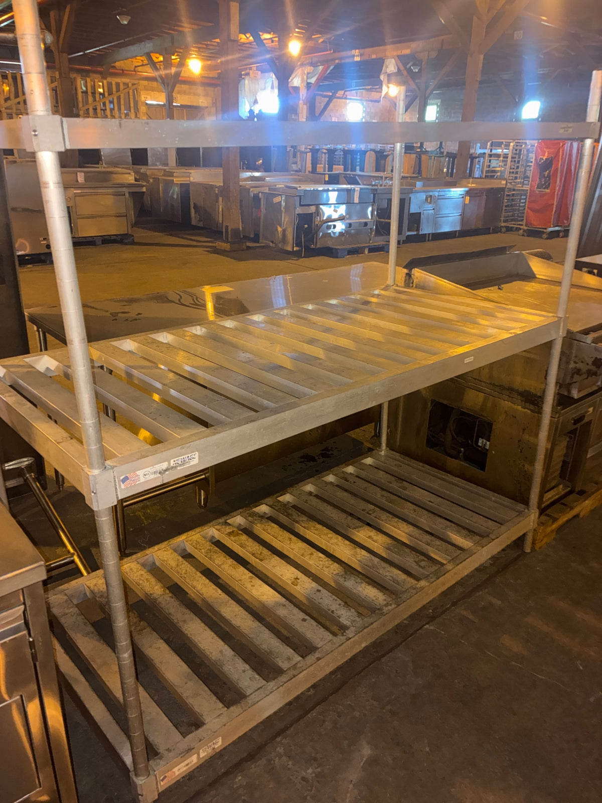 New Age Industrial Racking, 3 Shelves, Aluminum