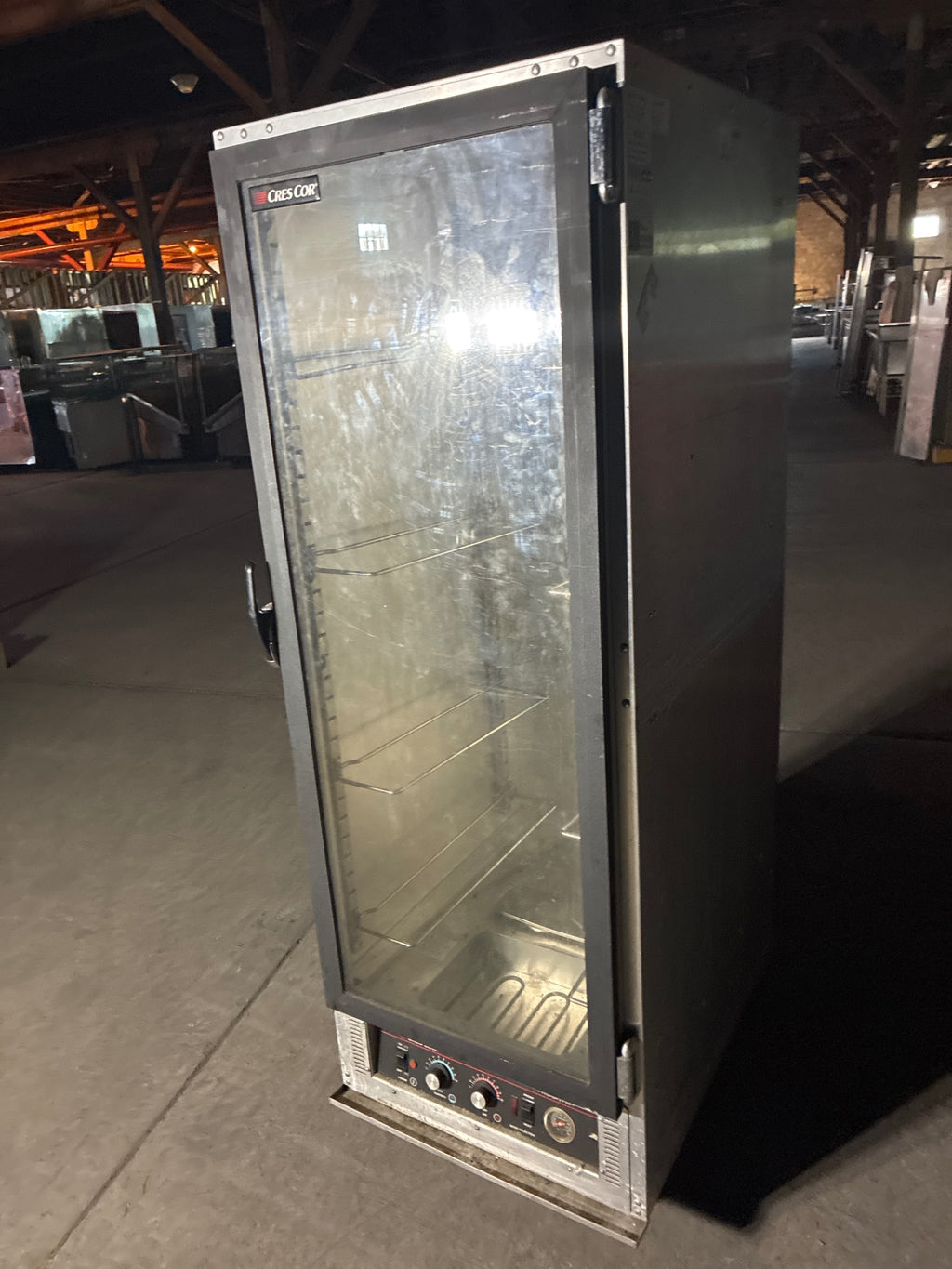 Cres Cor 121PHUA11D Proofing Cabinet, Single Glass Swing Door, Mobile