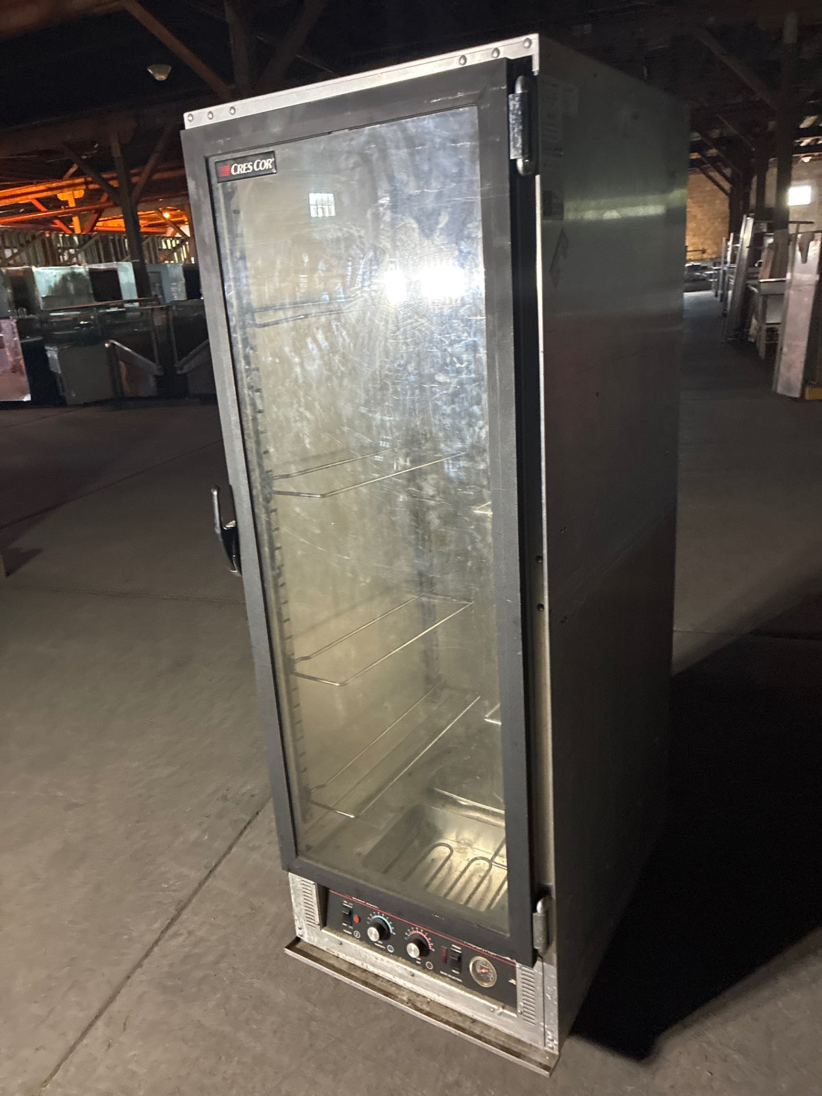 Cres Cor 121PHUA11D Proofing Cabinet, Single Glass Swing Door, Mobile