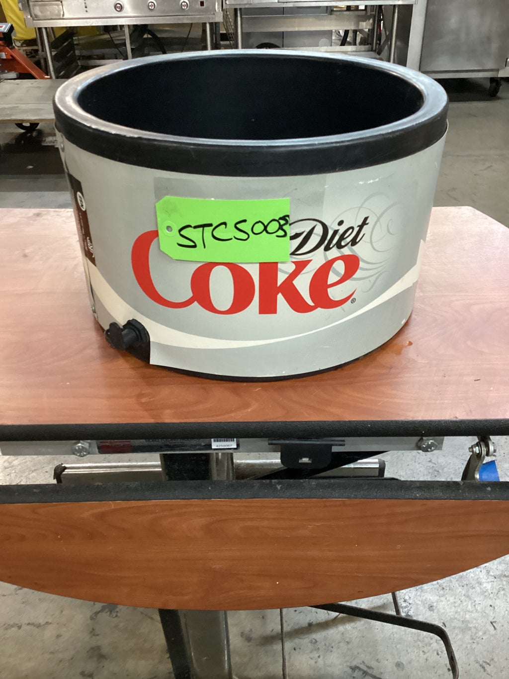 Diet Coke Branded Ice Barrel Beverage Cooler