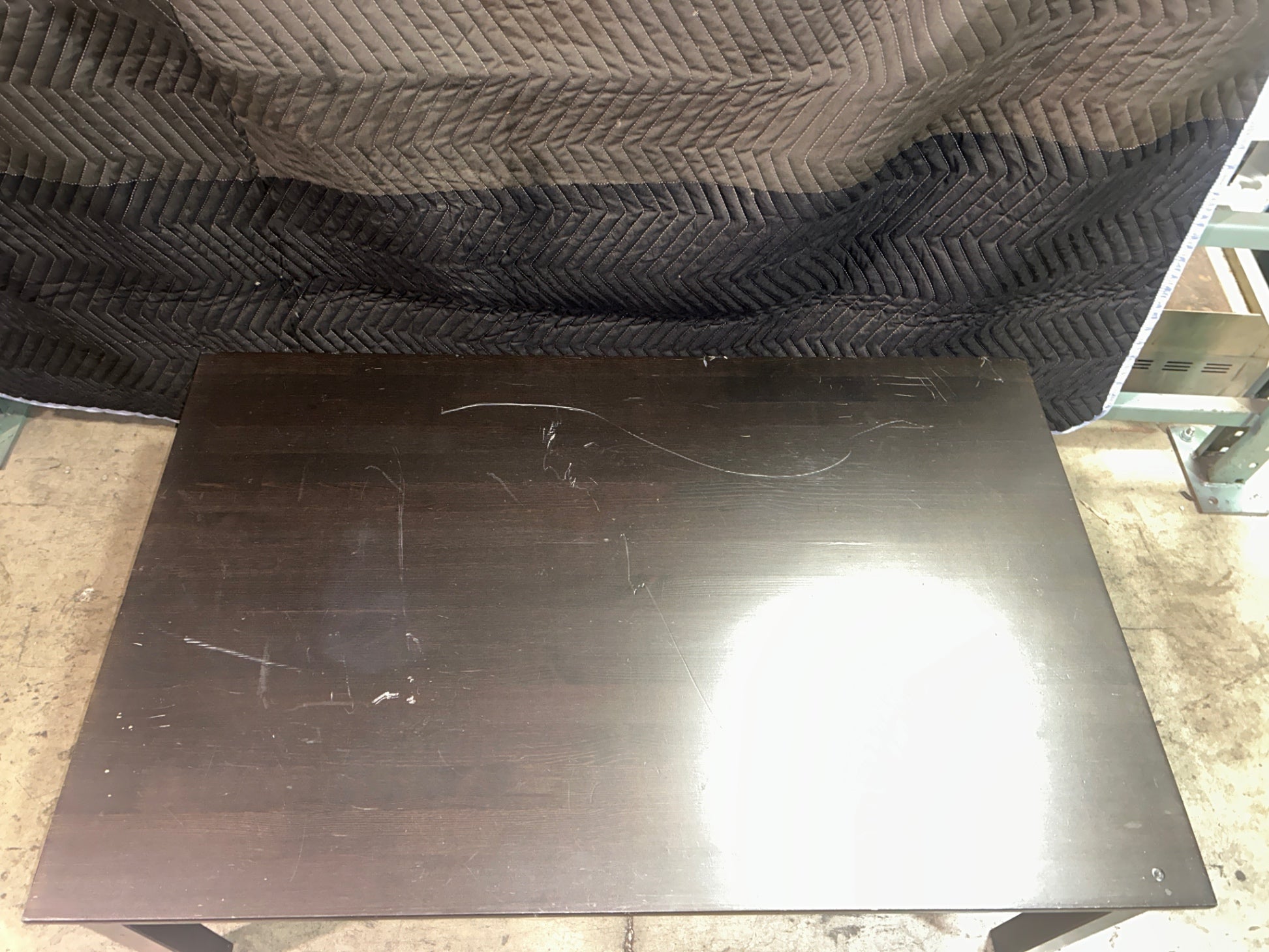 Wooden Dark Stained Coffee Table