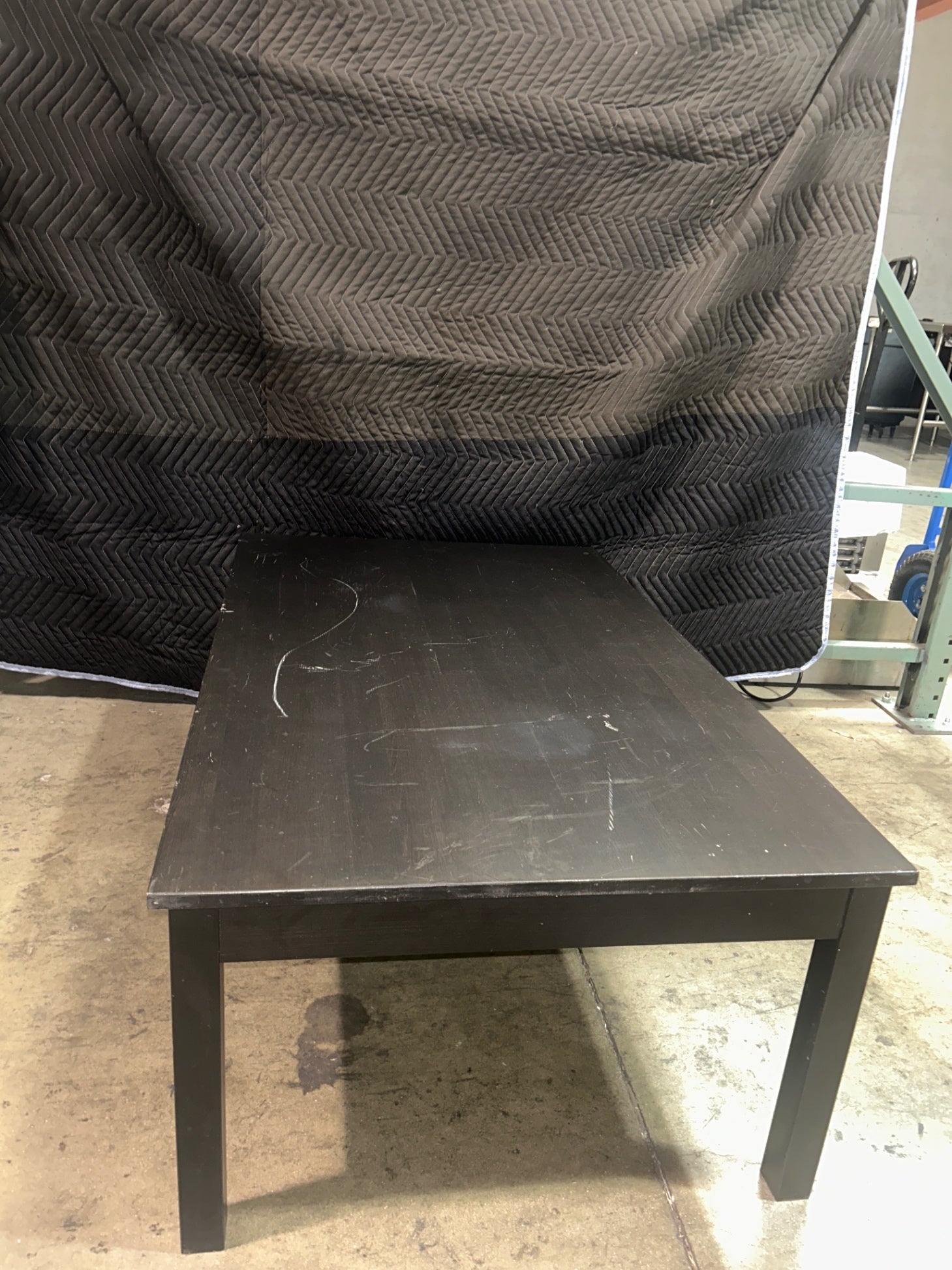 Wooden Dark Stained Coffee Table