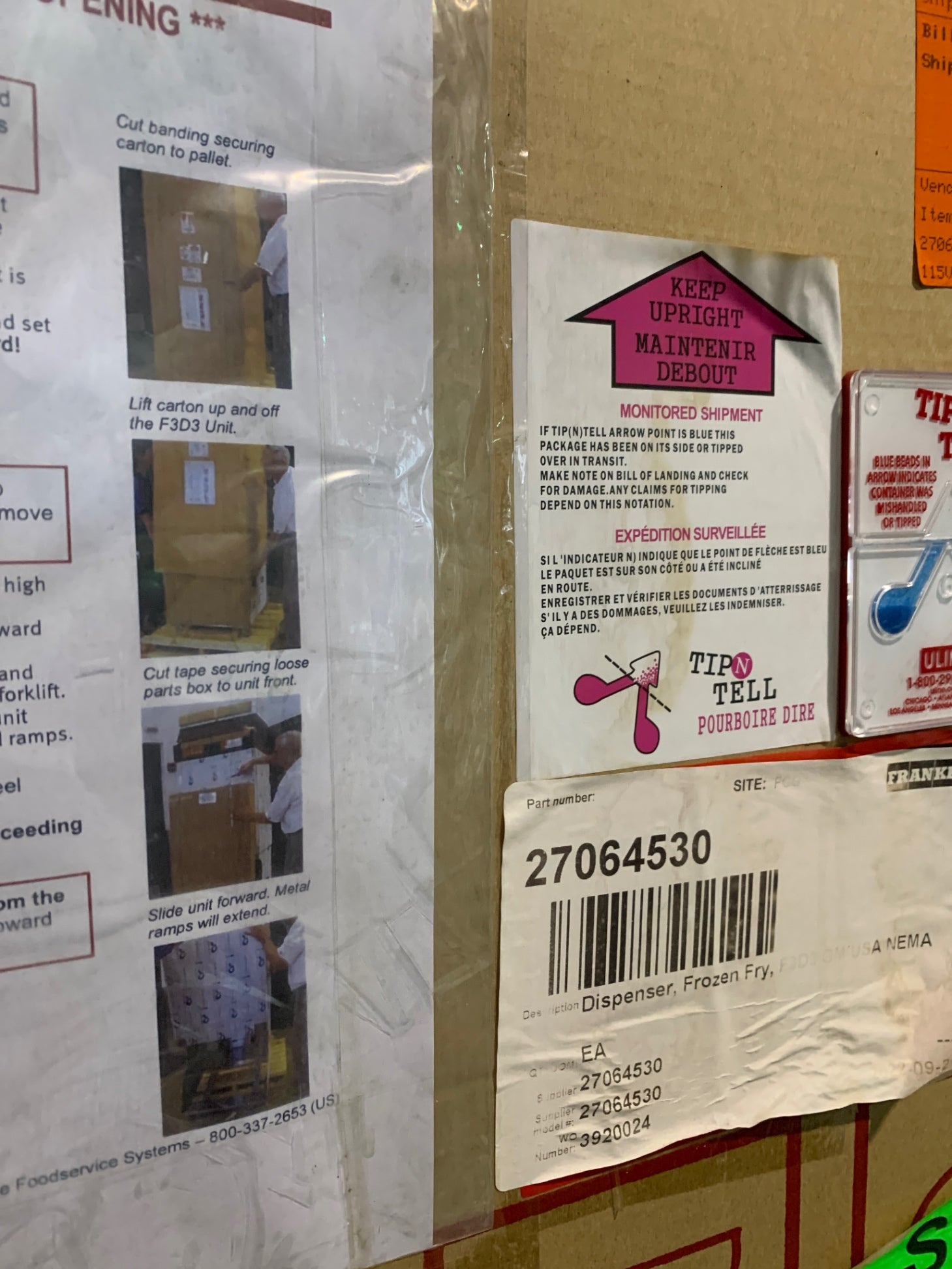 New Franke F3D3P Fry Dispenser