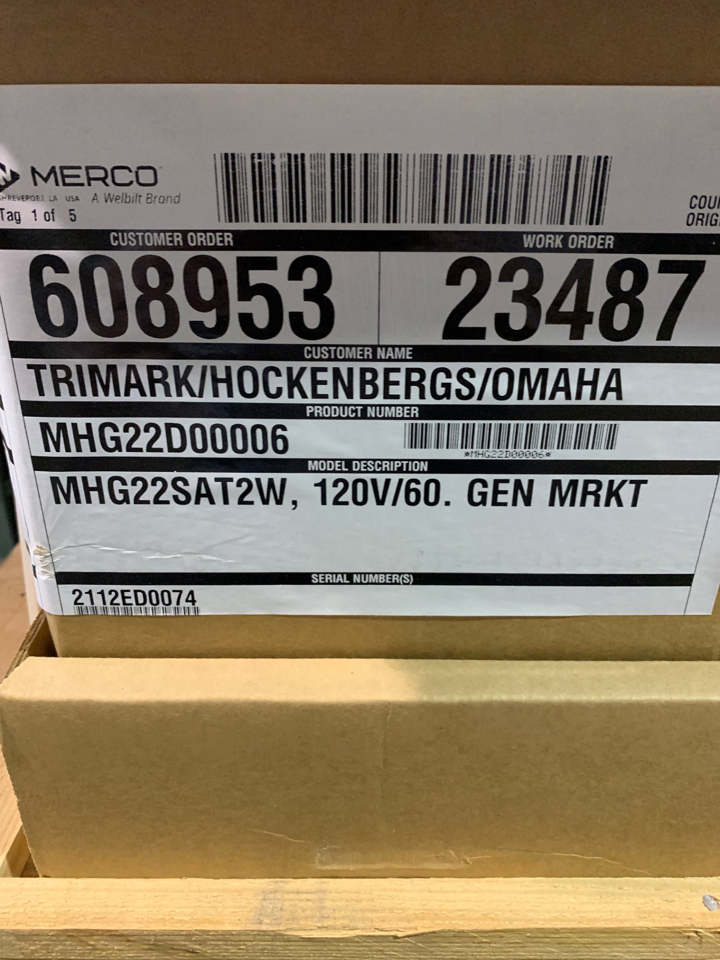 New Merco MHG22SAT2W Hot Holding Cabinet