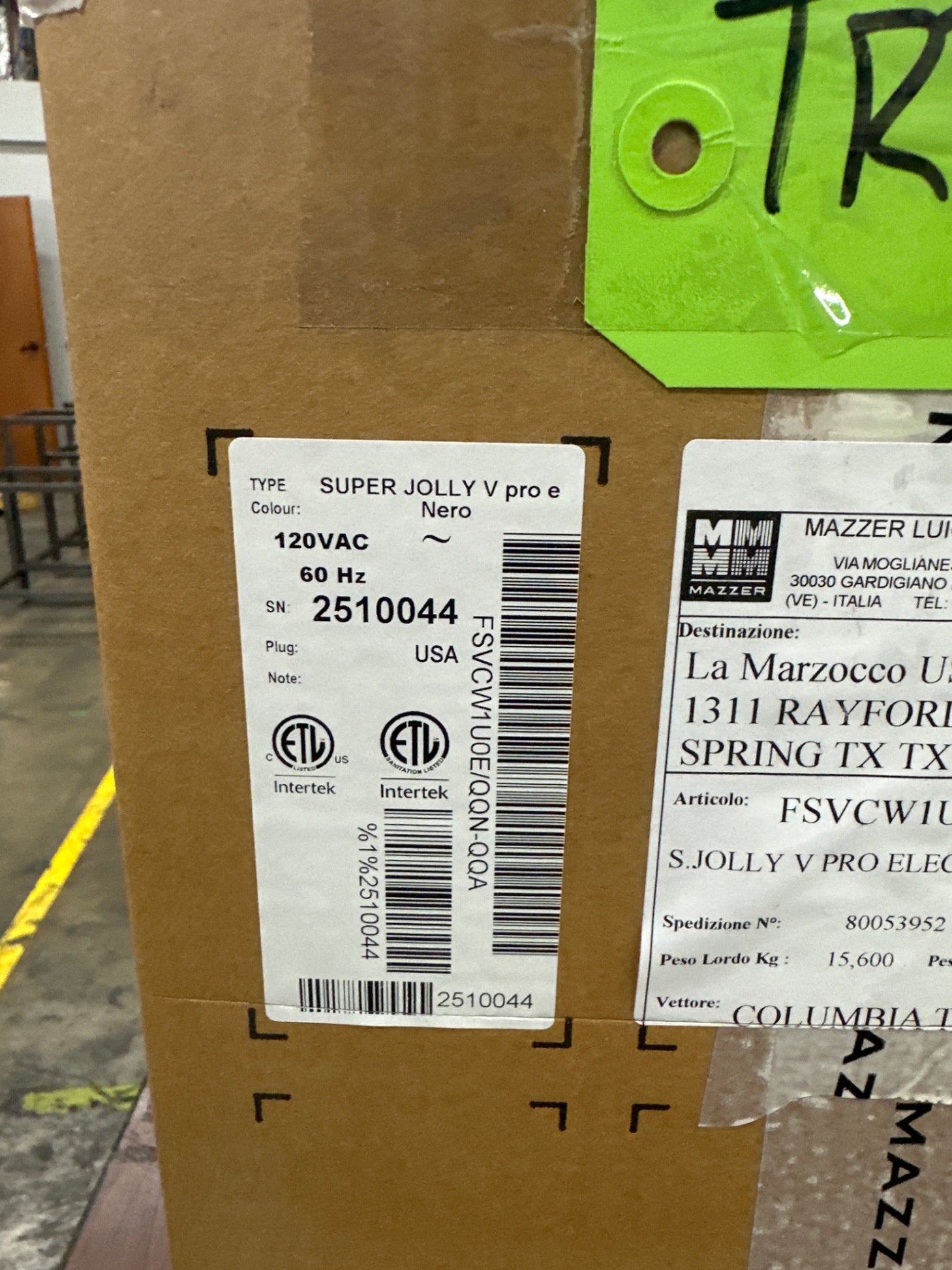 Mazzer Super Jolly V Pro Electronic Espresso Grinder