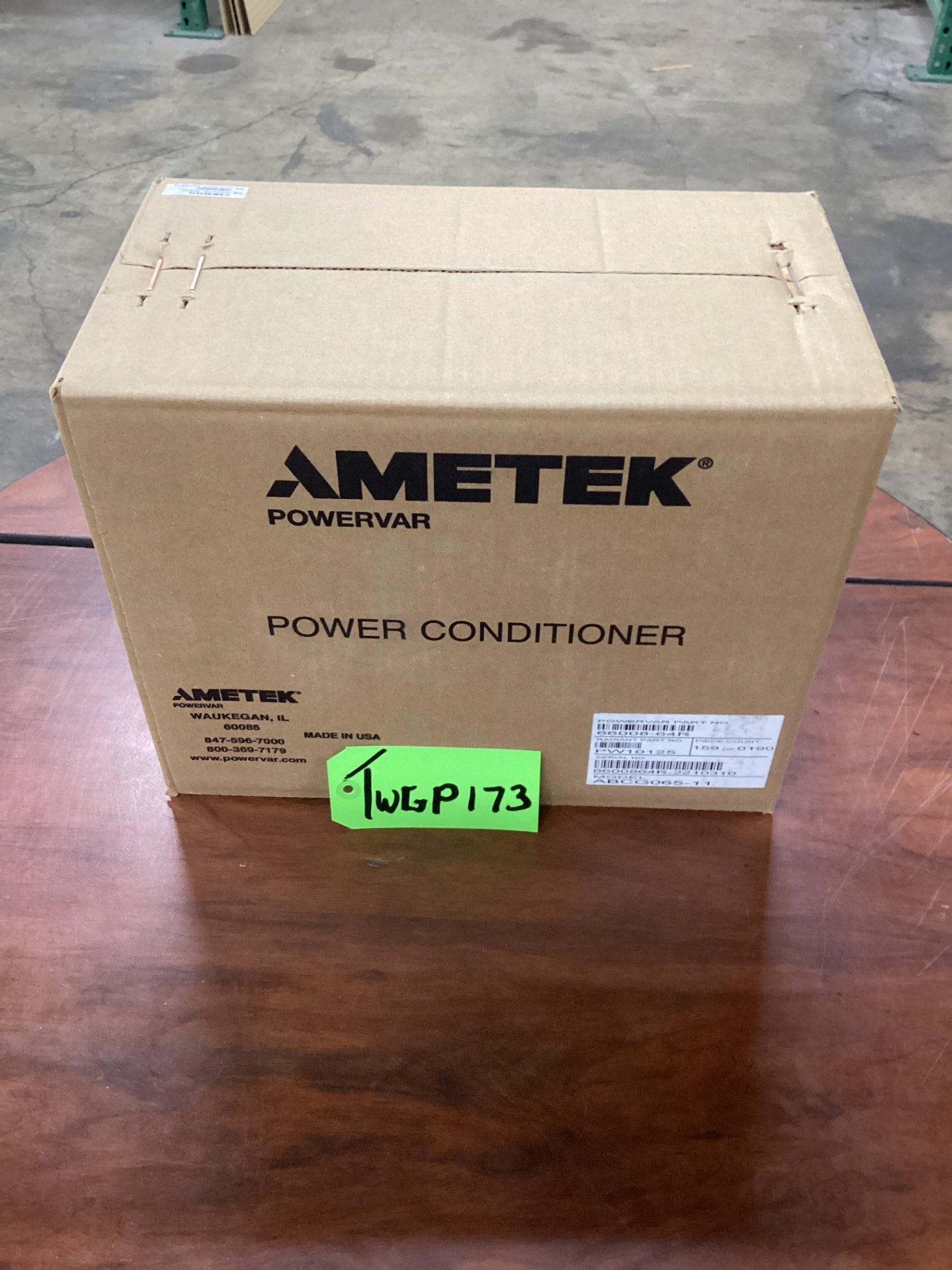 New AMETEK ABCG065-11W POWERVAR Power Conditioner