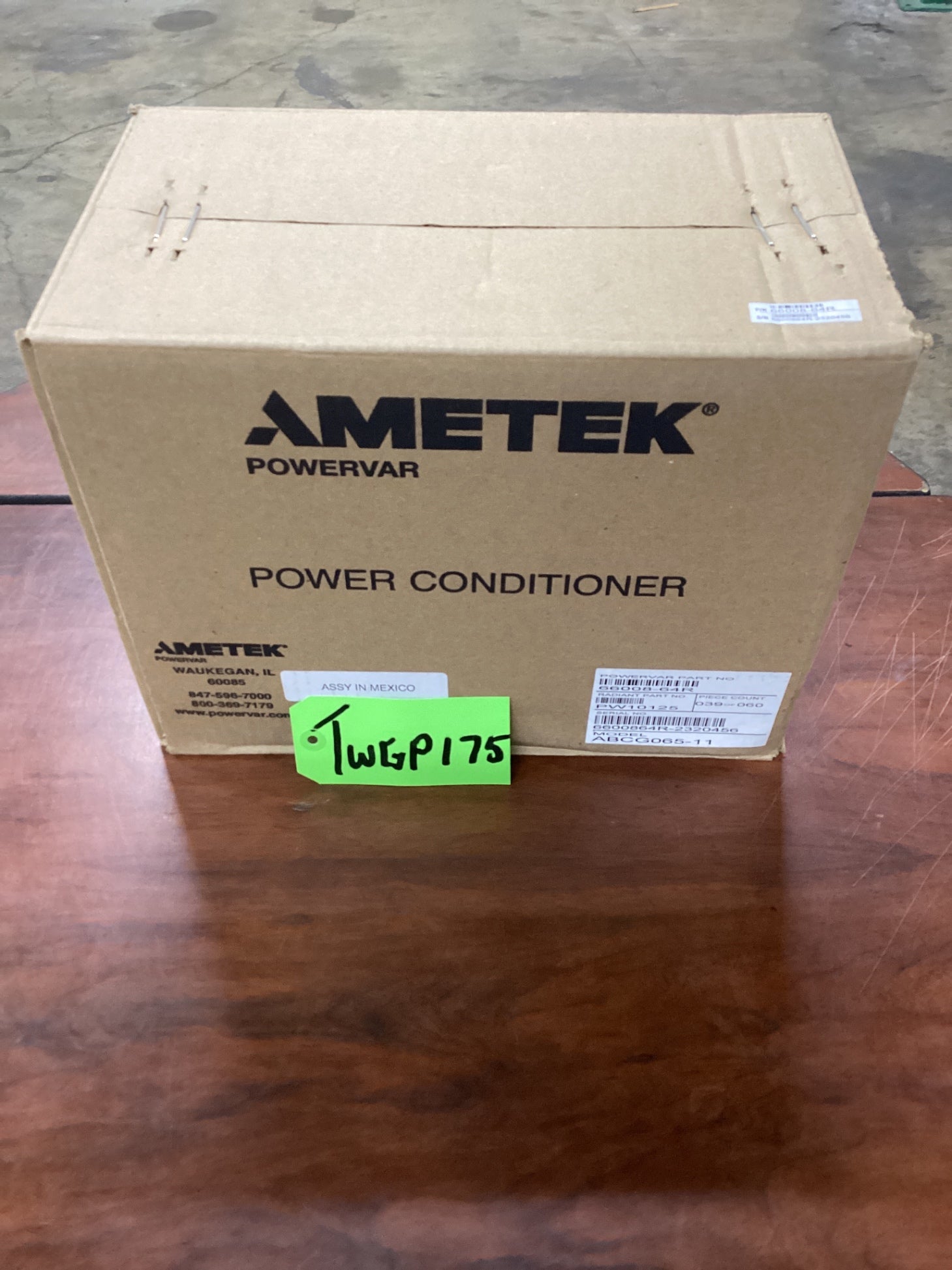 New AMETEK ABCG065-11W POWERVAR Power Conditioner