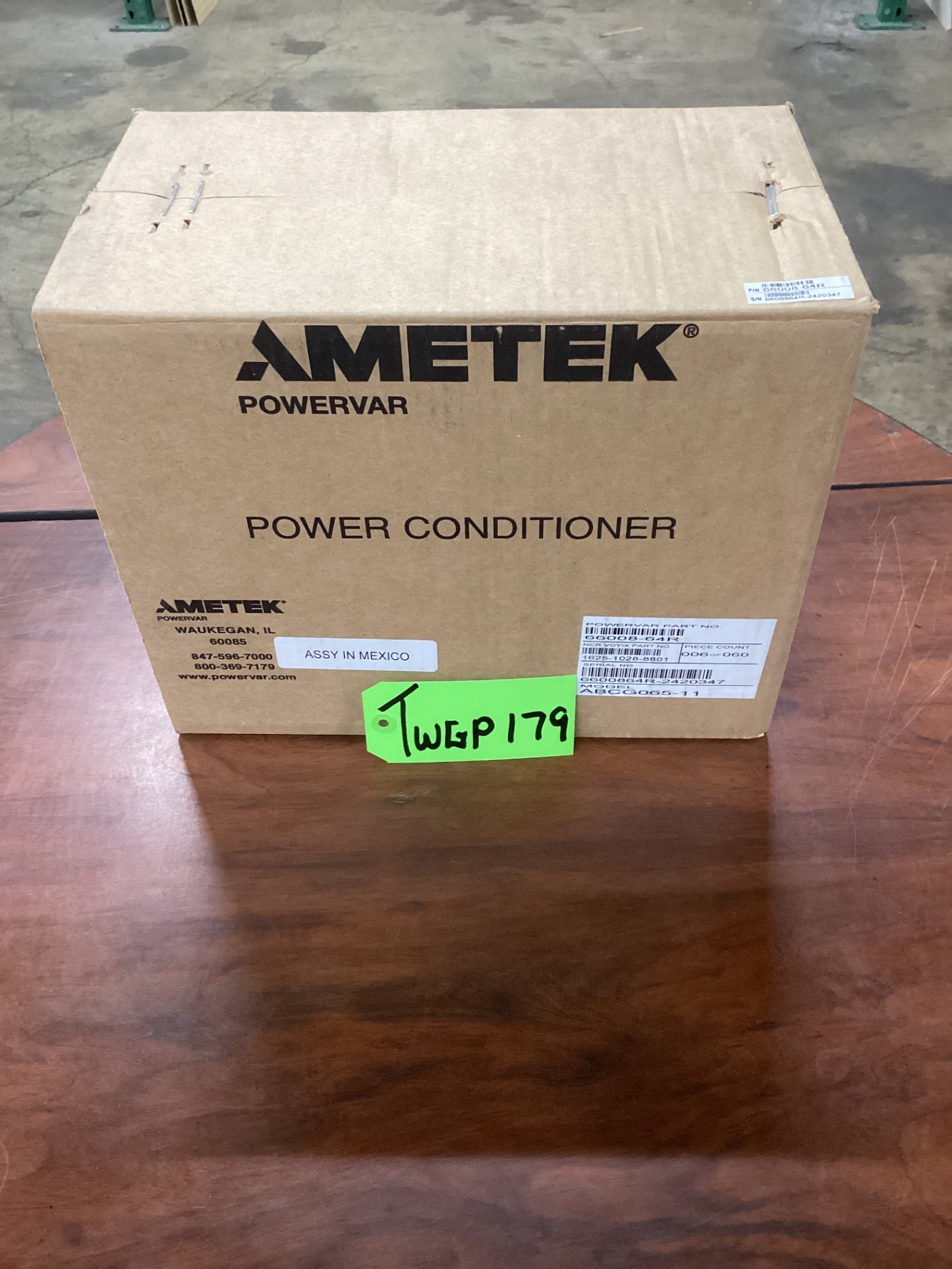 New AMETEK ABCG065-11W POWERVAR Power Conditioner