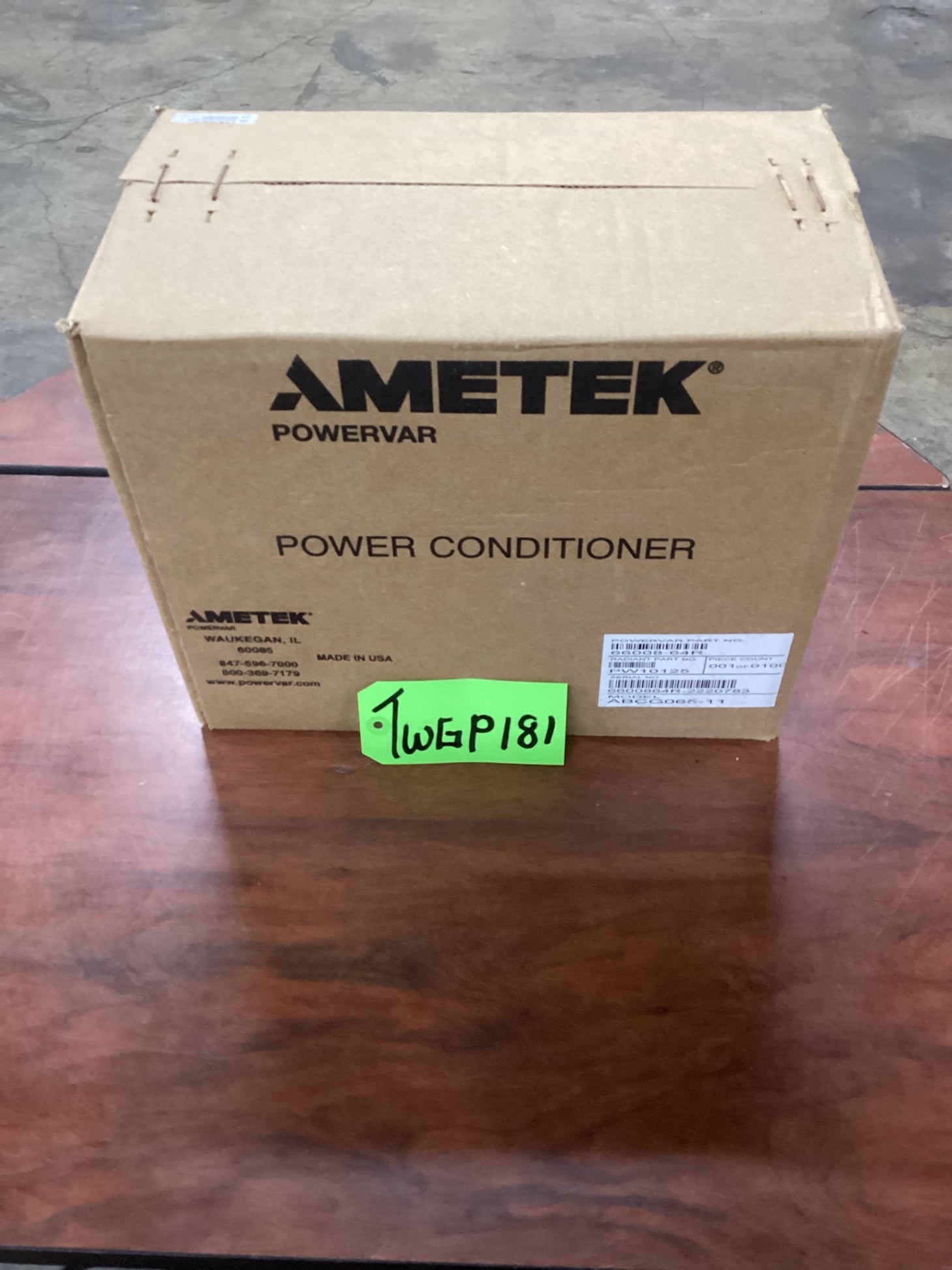 New AMETEK ABCG065-11W POWERVAR Power Conditioner