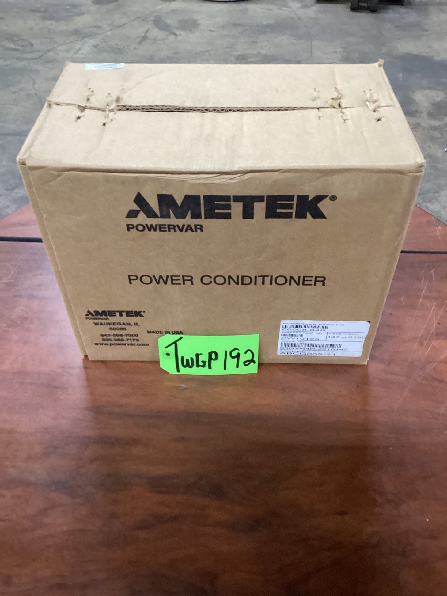 New AMETEK ABCG065-11W POWERVAR Power Conditioner