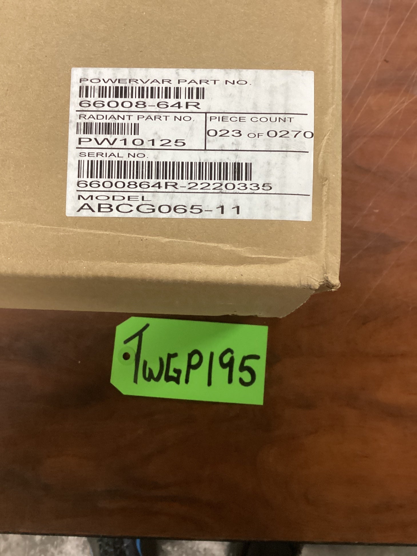 New AMETEK ABCG065-11W POWERVAR Power Conditioner