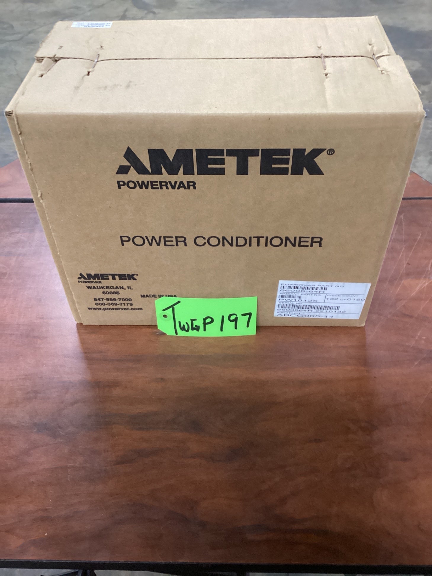New AMETEK ABCG065-11W POWERVAR Power Conditioner