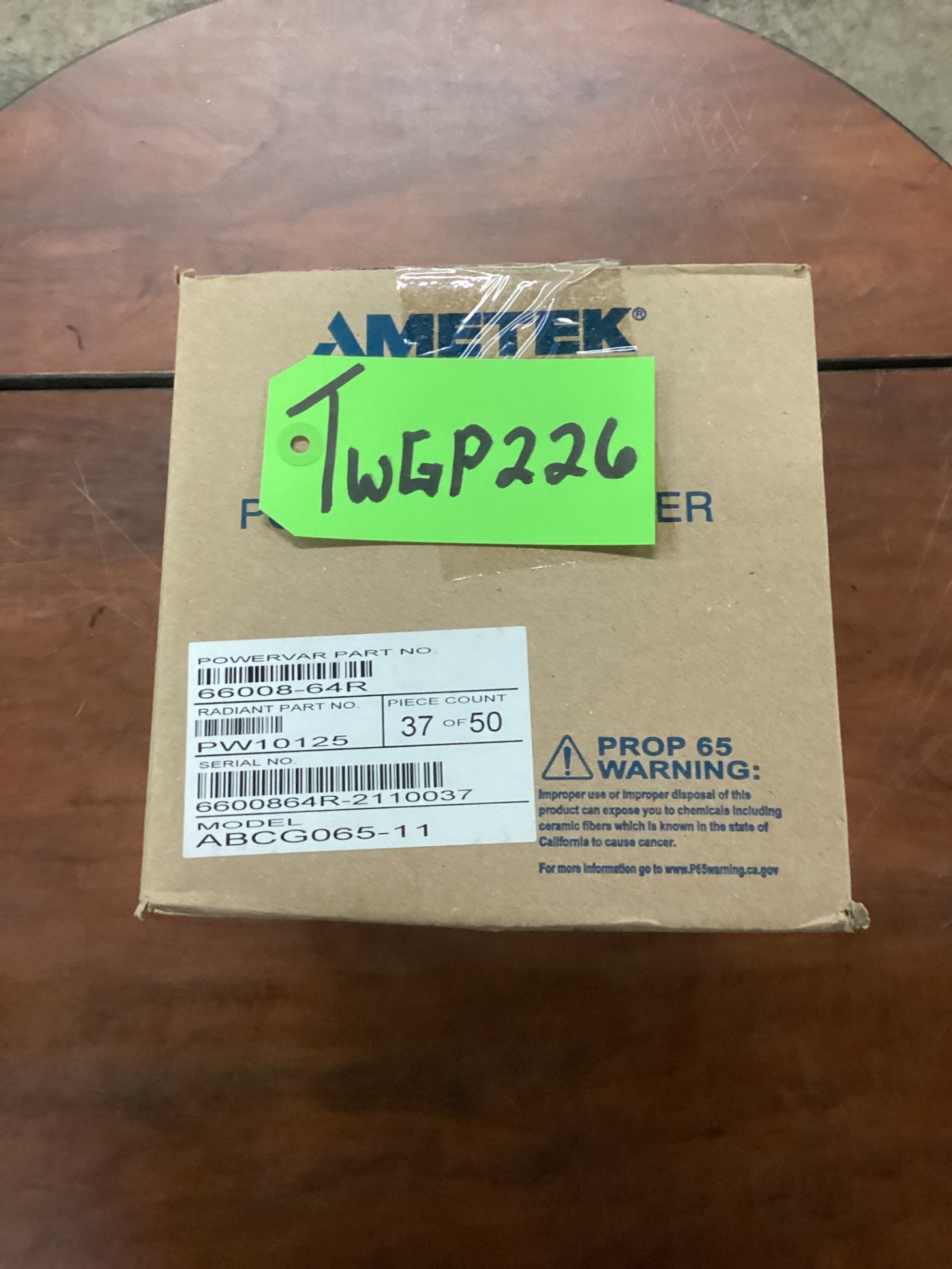 New AMETEK ABCG065-11W POWERVAR Power Conditioner