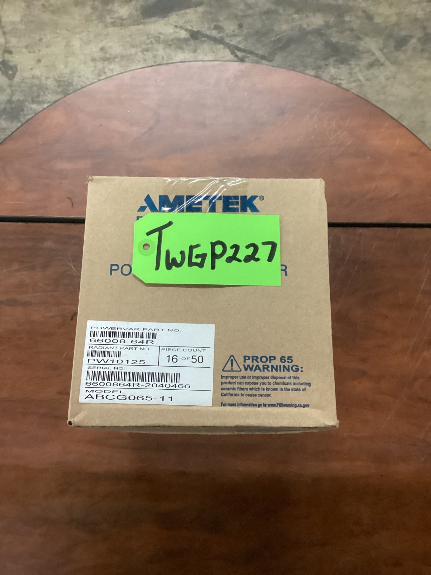 New AMETEK ABCG065-11W POWERVAR Power Conditioner