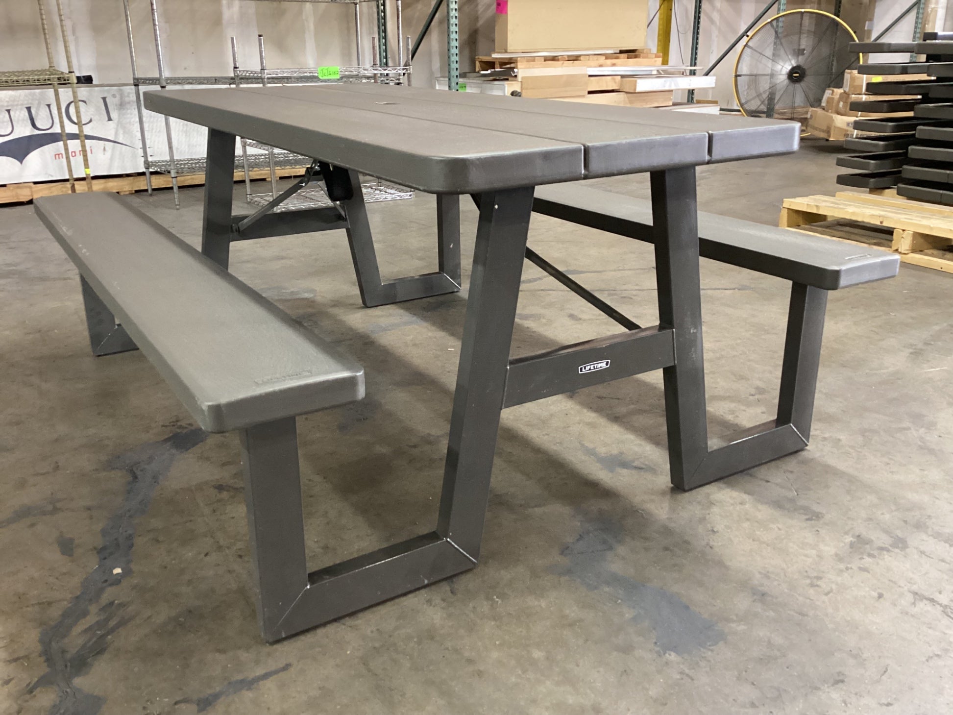 Lifetime 6-Foot W-Frame Folding Picnic Table