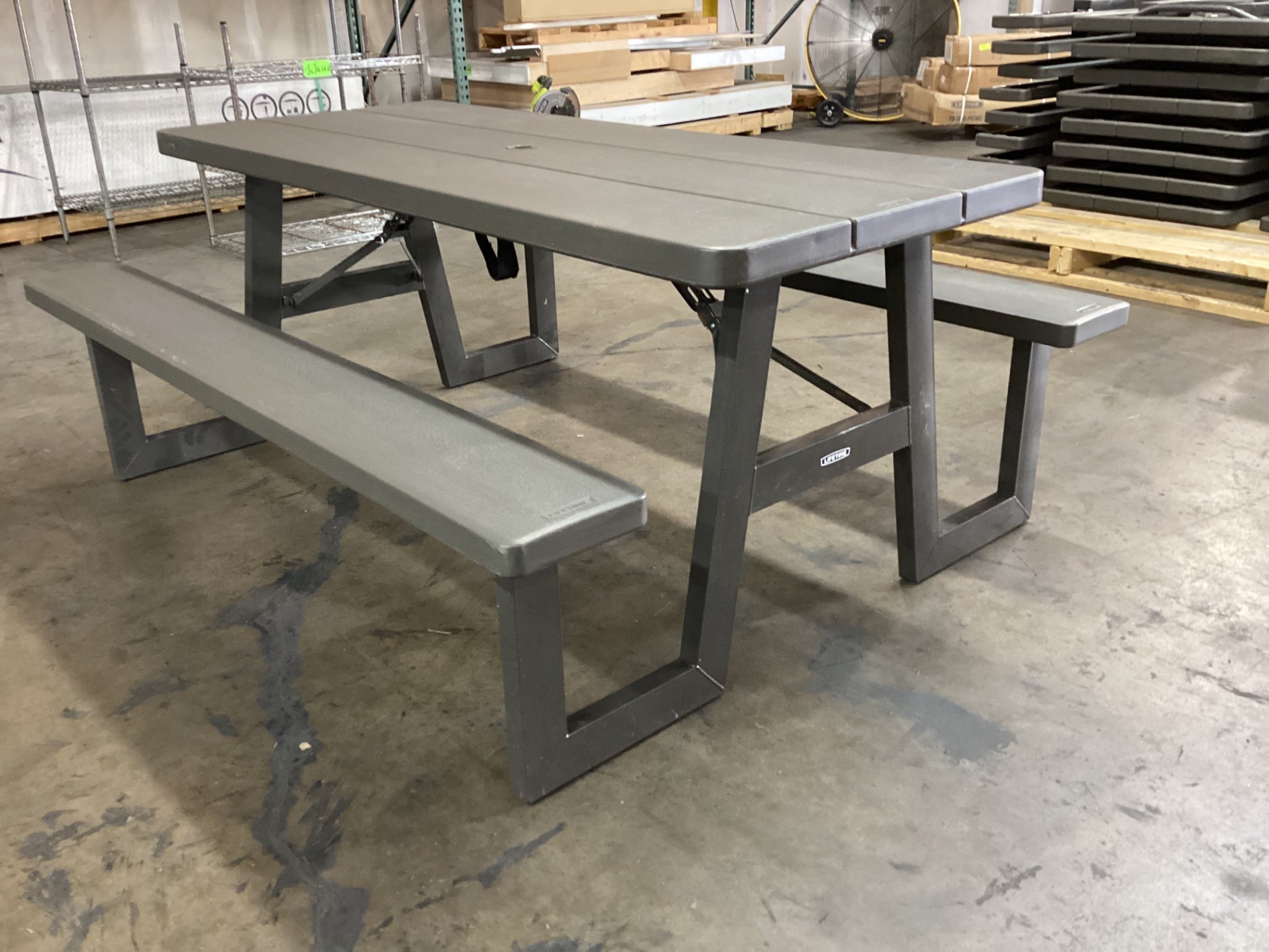 Lifetime 6-Foot W-Frame Folding Picnic Table