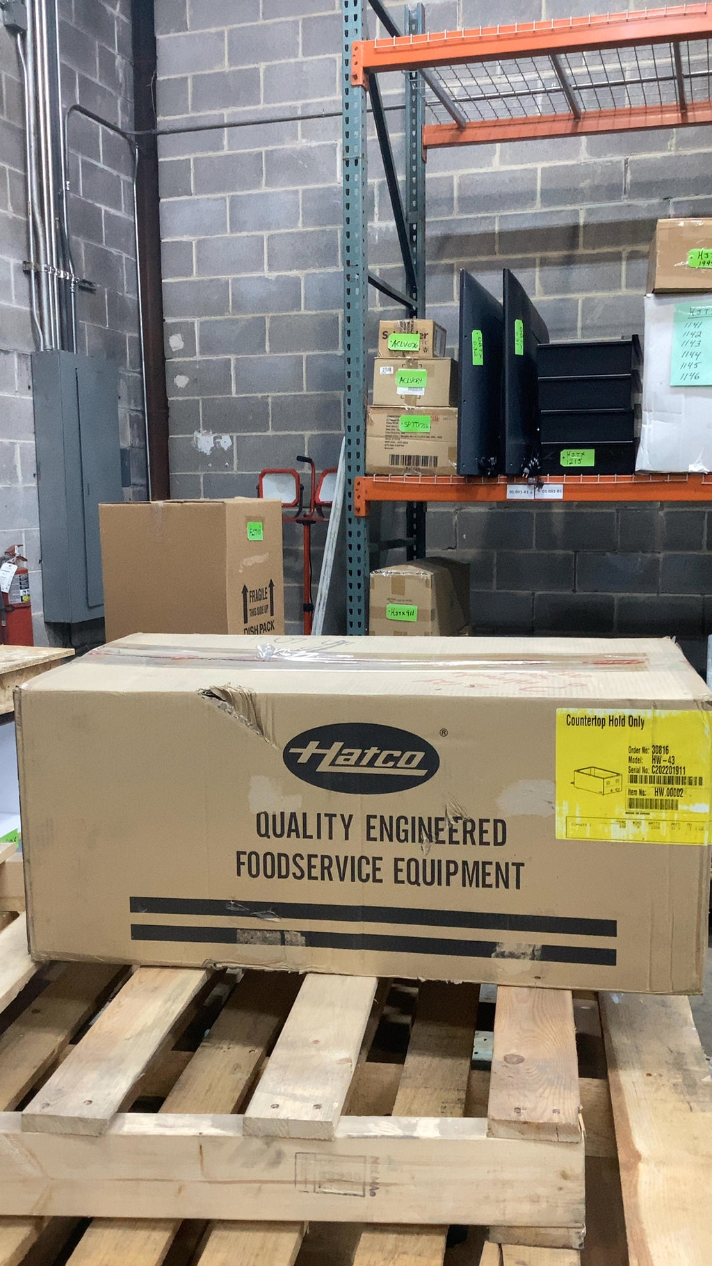 Hatco HW-43 Heated Well, Countertop 120 Volt 1 Phase 1200 Watt Hold Only