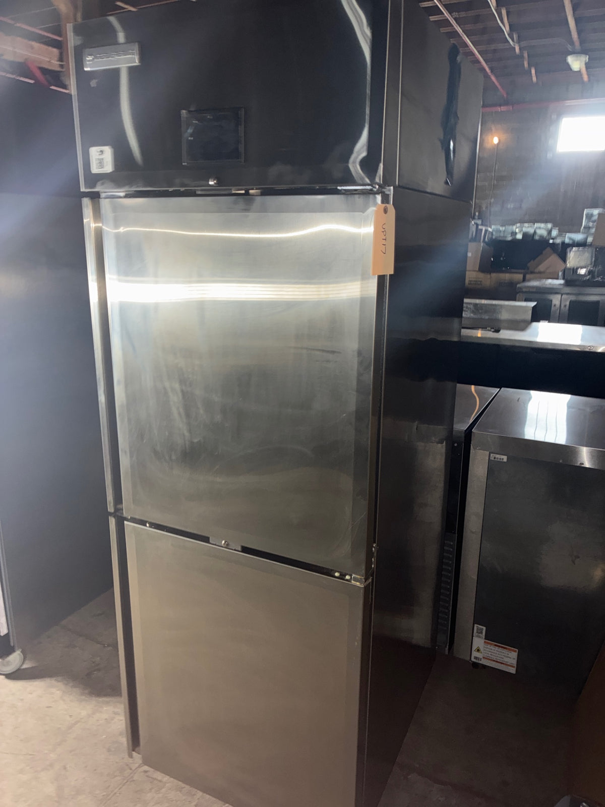 Delfield GAF1P-SH-I18 Freezer, Upright, 2 Solid 1/2 Swing Doors, Stainless, Mobile