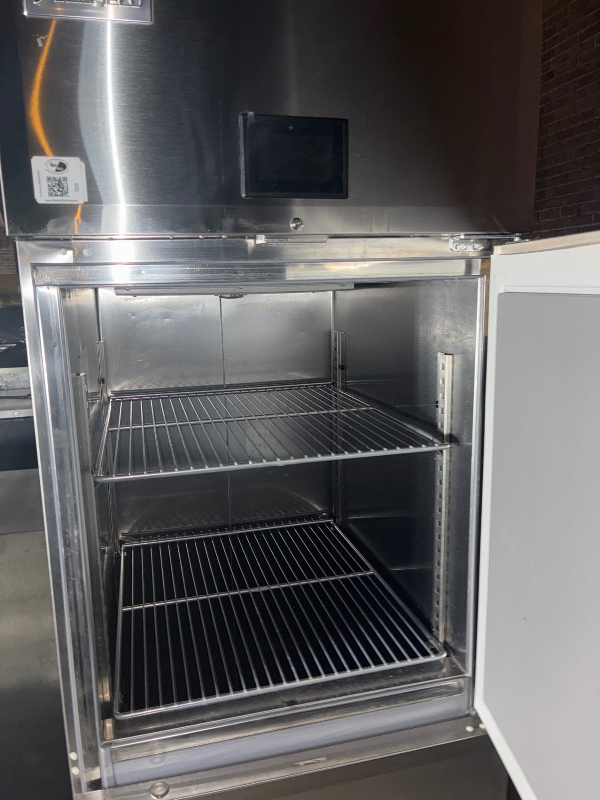 Delfield GAF1P-SH-I18 Freezer, Upright, 2 Solid 1/2 Swing Doors, Stainless, Mobile