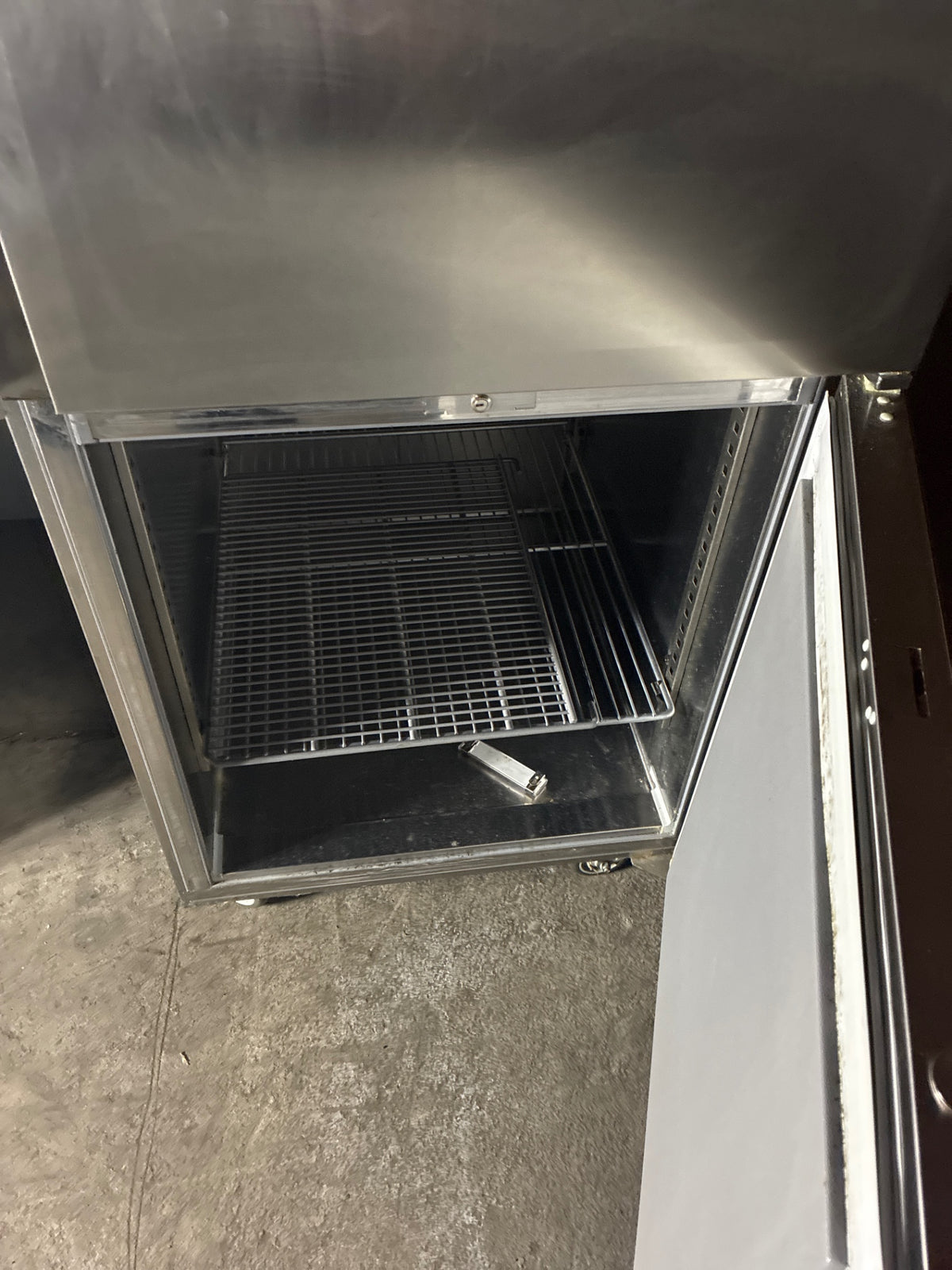 Delfield GAF1P-SH-I18 Freezer, Upright, 2 Solid 1/2 Swing Doors, Stainless, Mobile