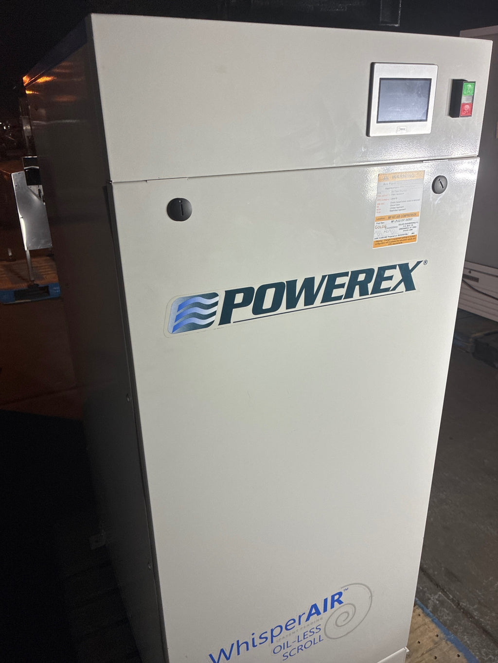 Powerex SET150720AJ Air Compressor, Oil-Less Scroll