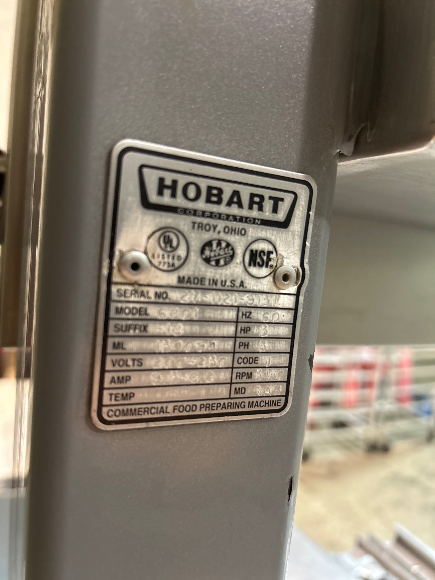Hobart 6801 Meat Slicer