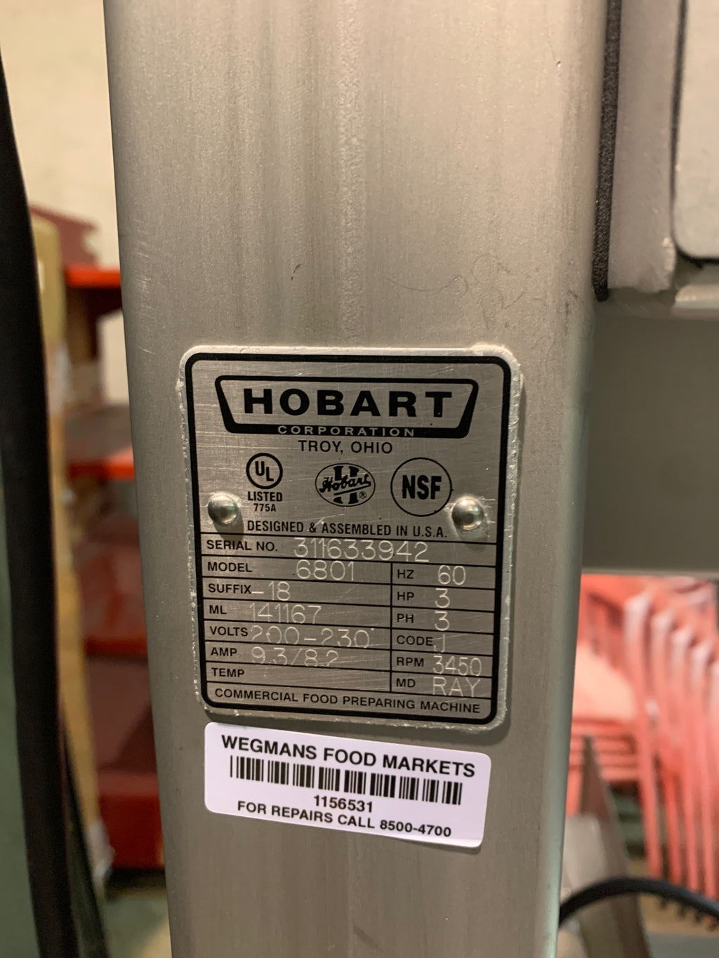 Hobart 6801 Meat Slicer
