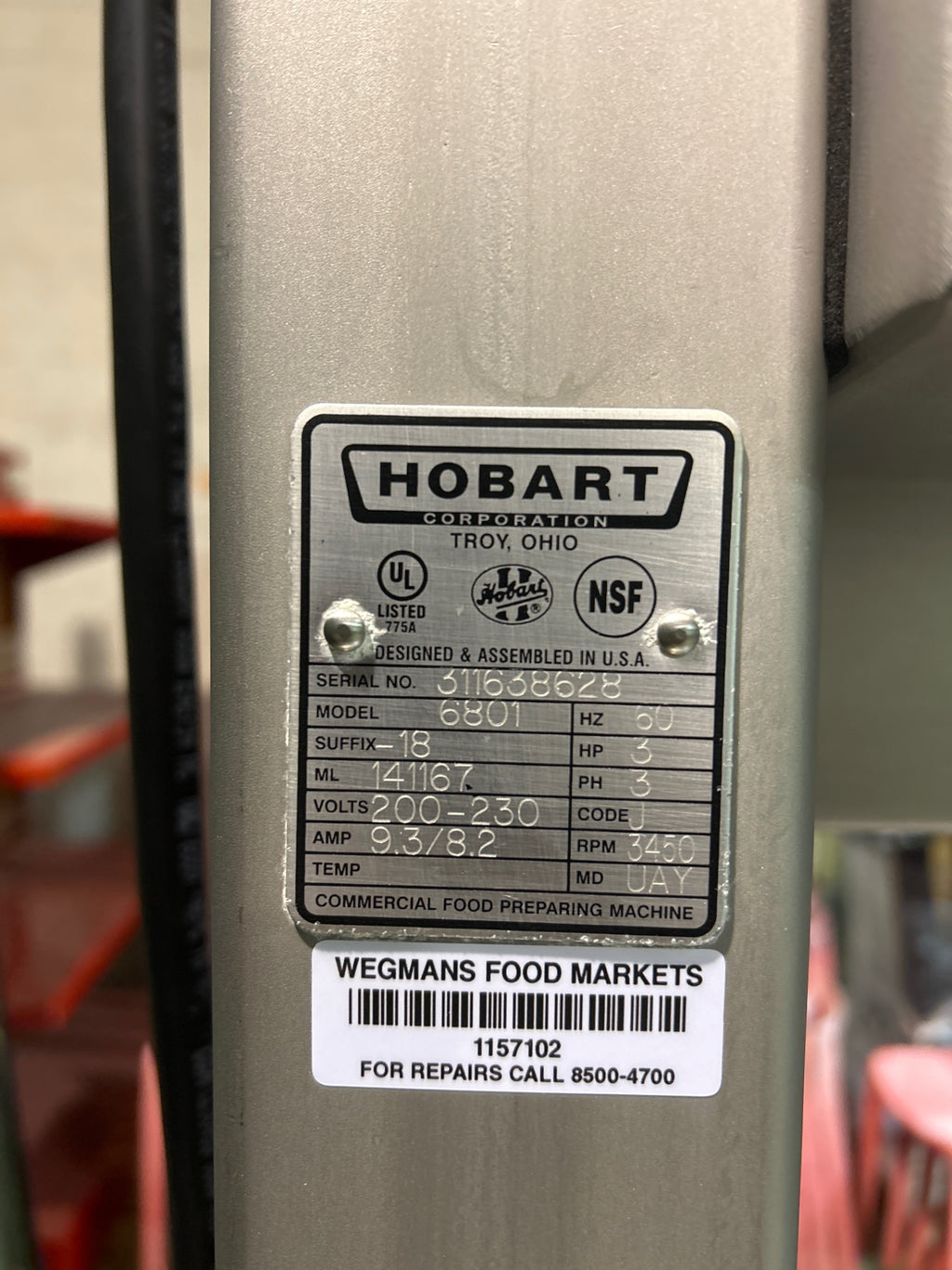 Hobart 6801 Meat Slicer