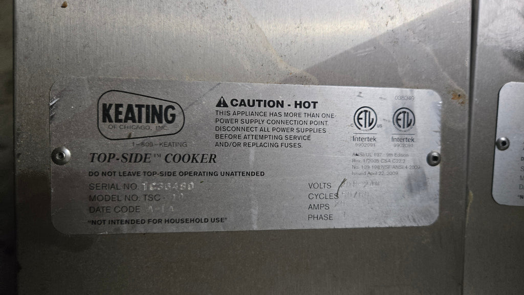 MIRACLEAN 72-inch Commercial Stainless Steel Flat Grill