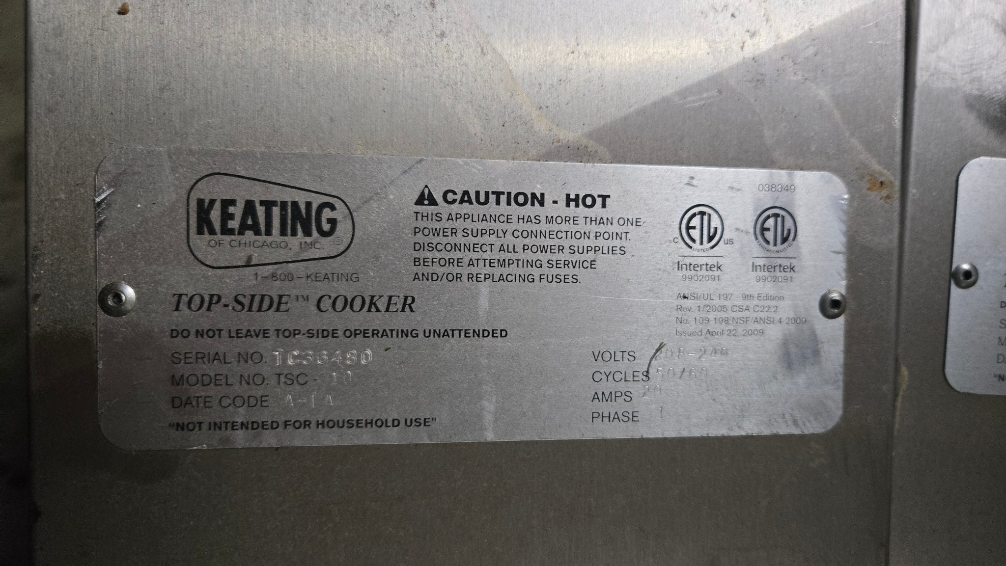 MIRACLEAN 72-inch Commercial Stainless Steel Flat Grill