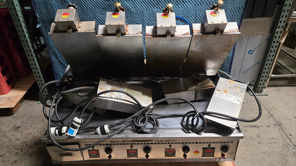 MIRACLEAN 48-inch Commercial Stainless Steel Flat Grill