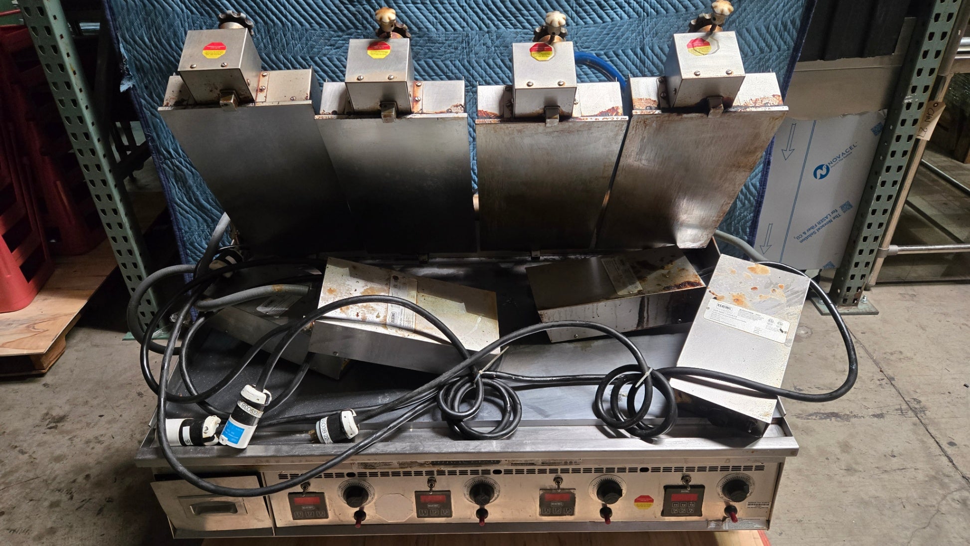 MIRACLEAN 48-inch Commercial Stainless Steel Flat Grill