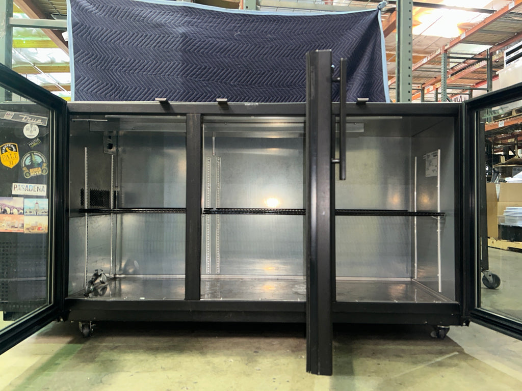 True TBB-24GAL-72G-LD Three-Section Glass-Door Back Bar Cooler