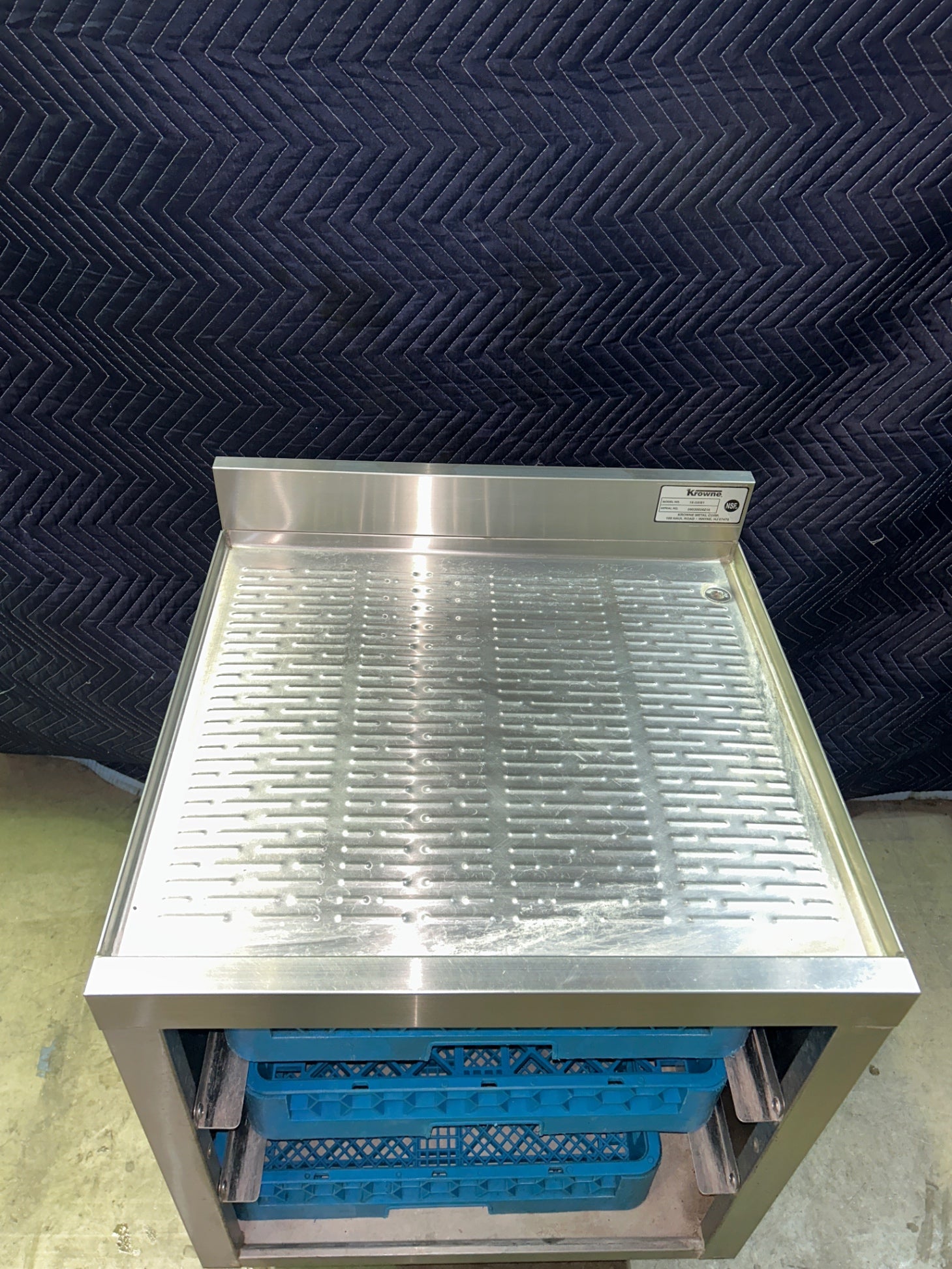 Krowne 18-GSB1 Single Glass Rack Storage Base