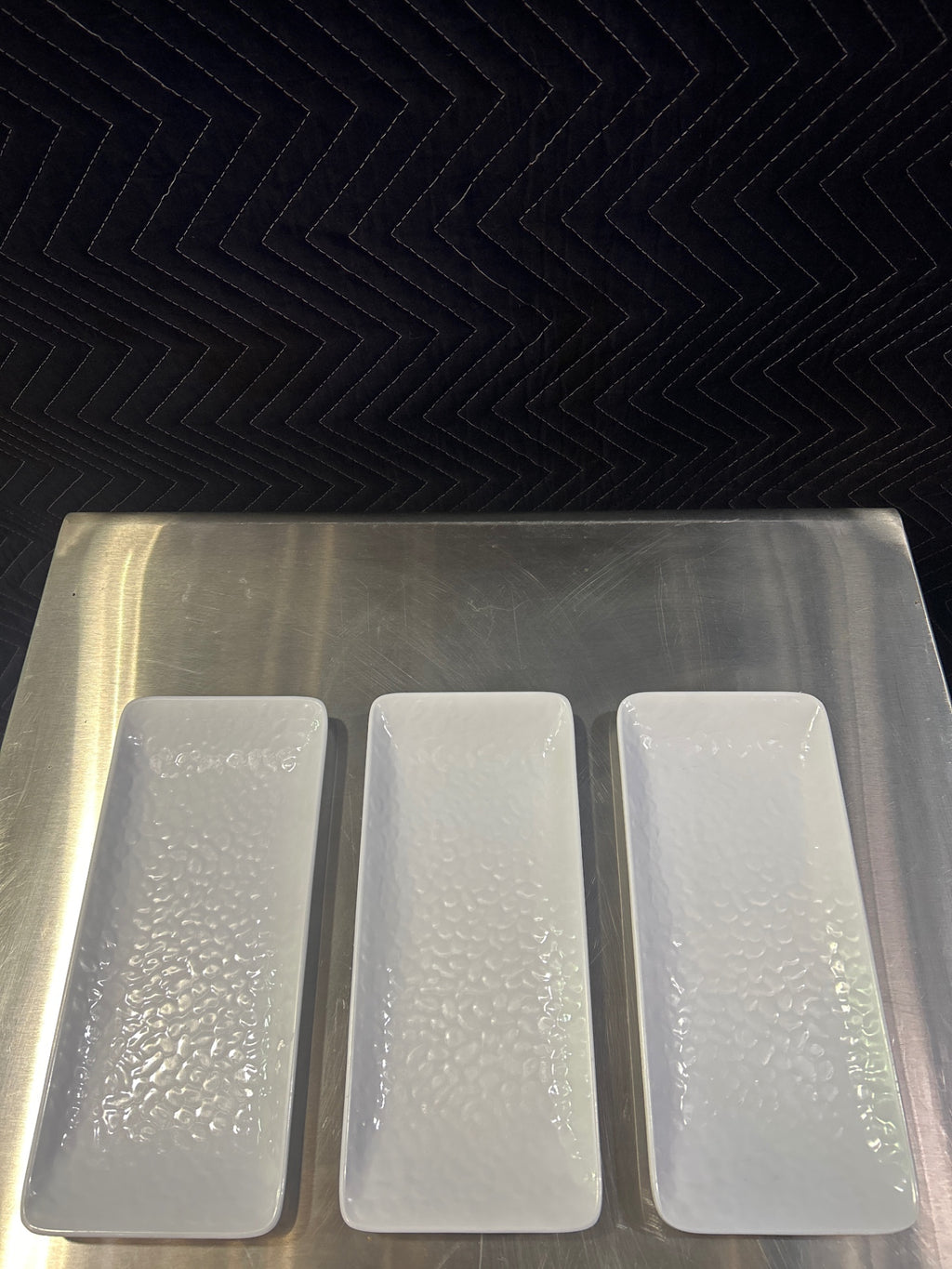 White Rectangular Serving Platter