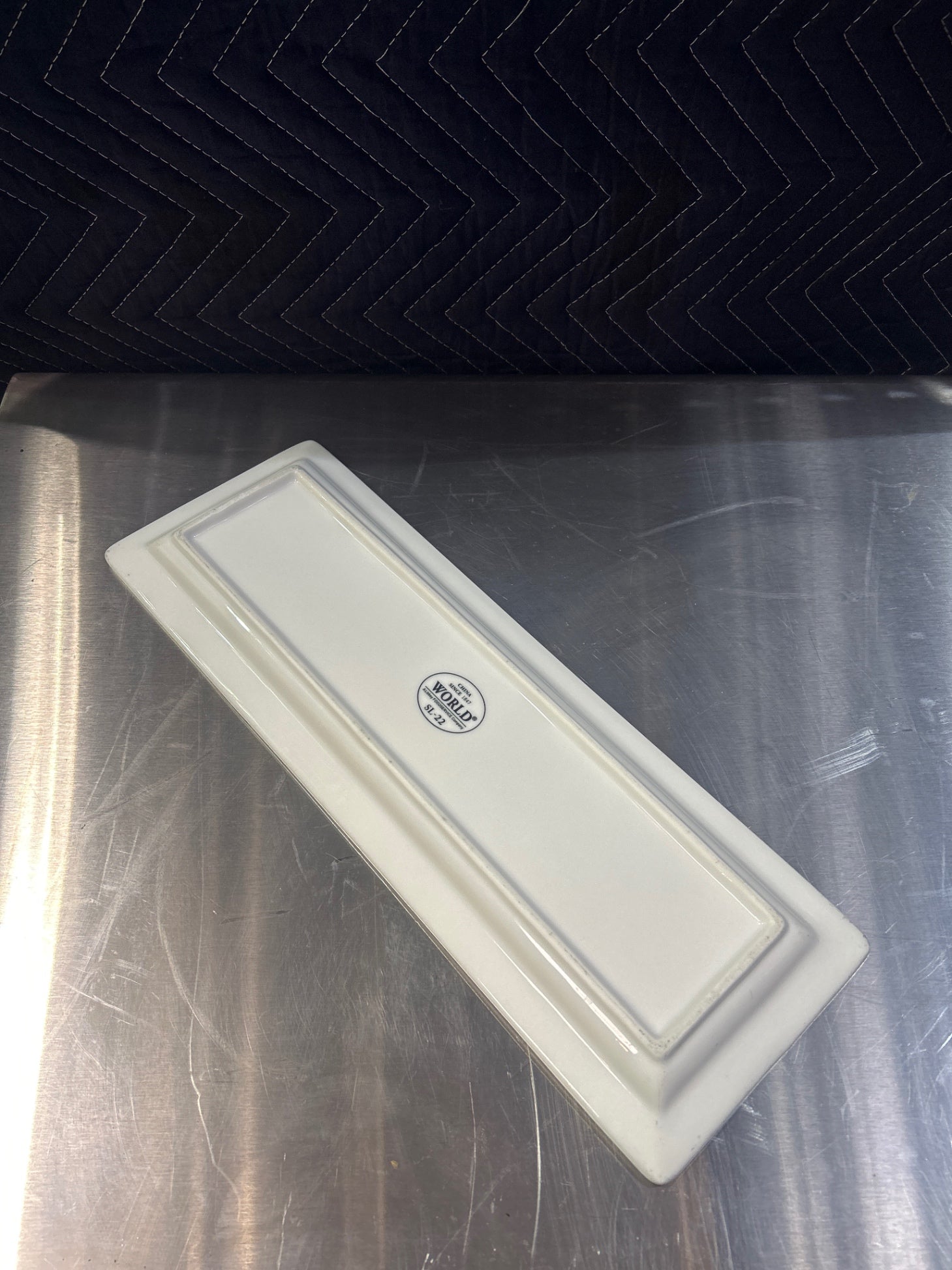 White Rectangular Serving Platter