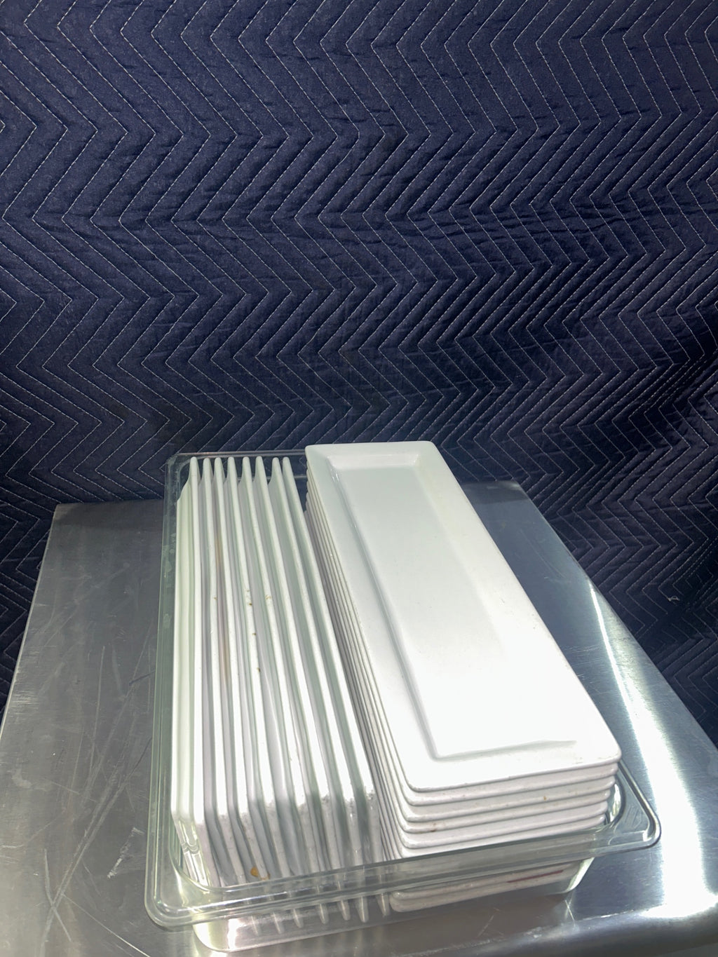 White Rectangular Serving Platter